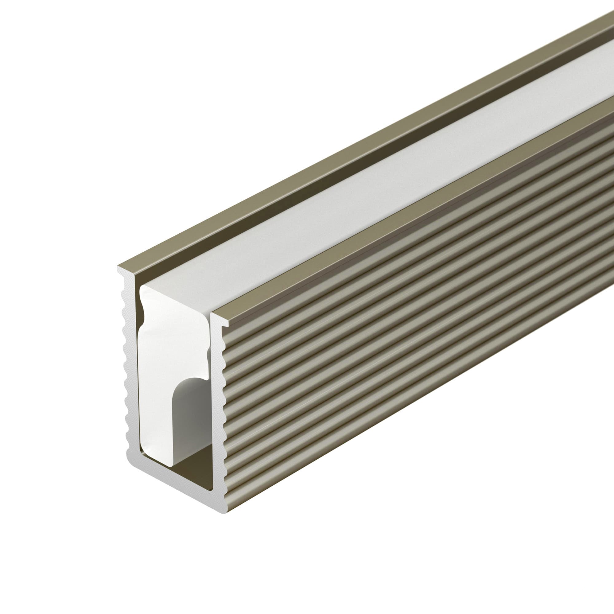 Профиль SL-MINI-6-H9-2000 ANOD OLIVE GREY (Arlight, Алюминий) 038203 — фото 1