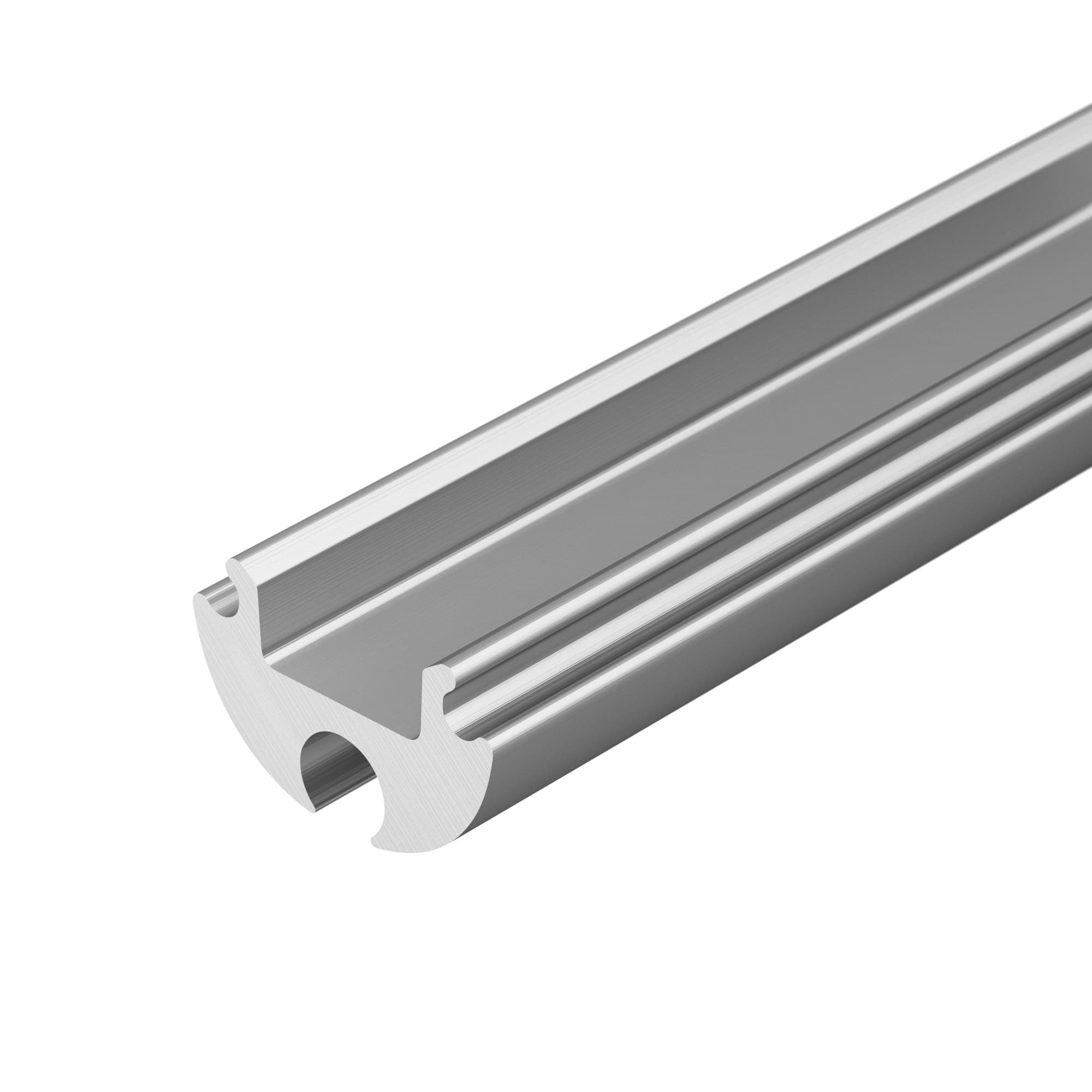 Профиль ARH-ROUND-D8-2000 ANOD (Arlight, Алюминий) 036325 — фото 2