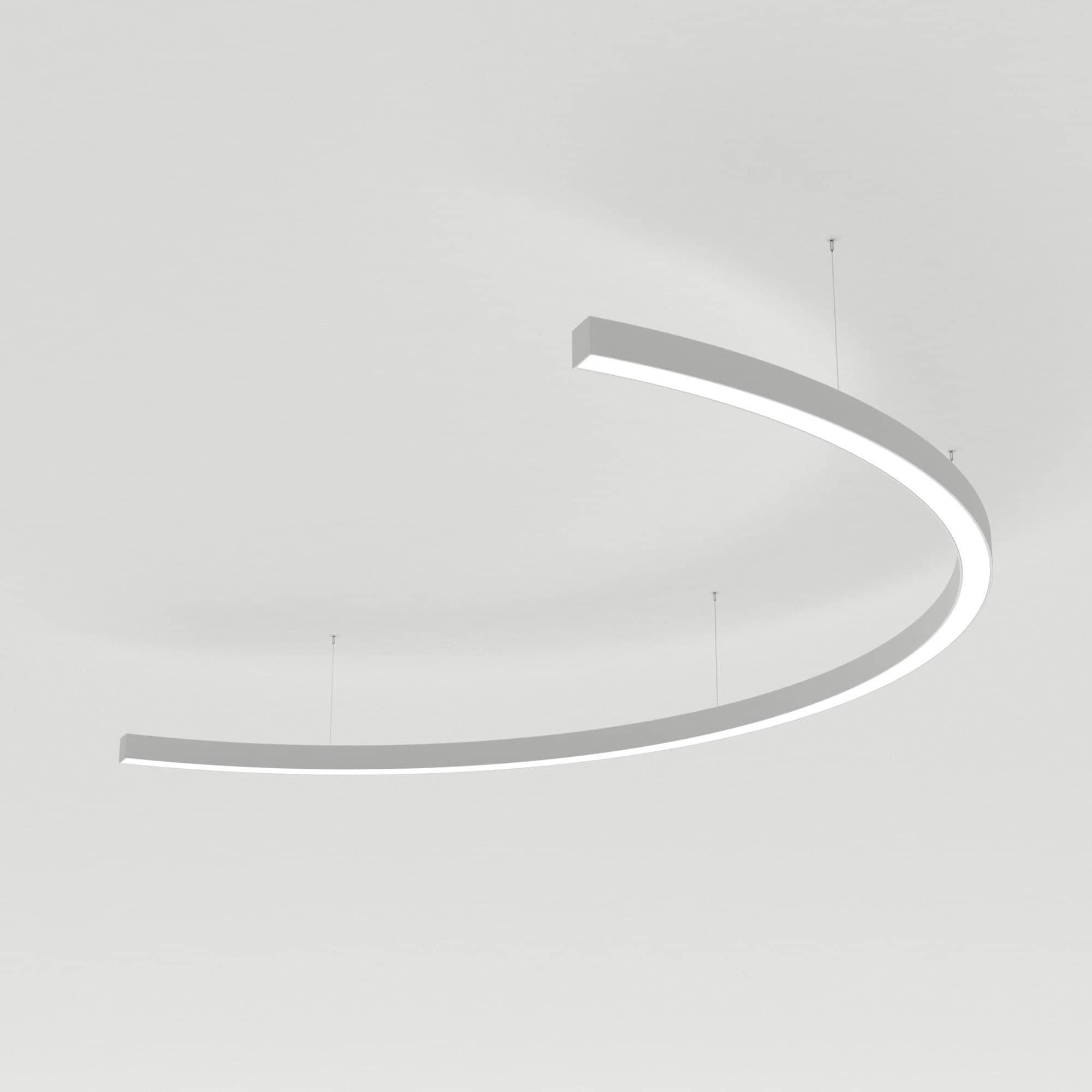 Светильник SP-LINE-HANG-ARC-C3535-D1500-53W Warm3000 (WHITE, 230V) (Arlight, Металл) 034045(2)