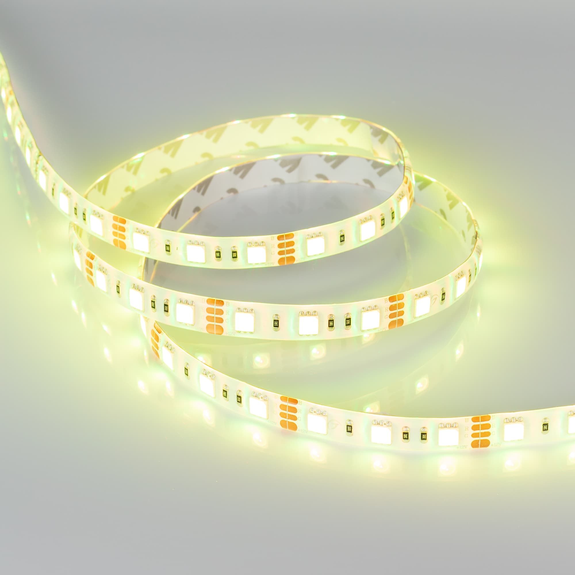 Светодиодная лента RTW 2-5000SE 12V RGB 2x (5060, 300 LED, LUX) (Arlight, 14.4 Вт/м, IP65) 014618 — фото 6