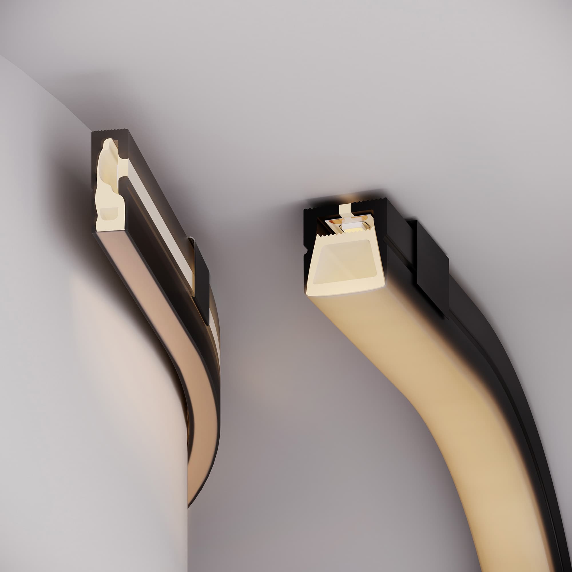 Силиконовый профиль WPH-FLEX-1616-TOP-S11-5m FULL BLACK (Arlight, Силикон) 045774 Arlight — фото 4