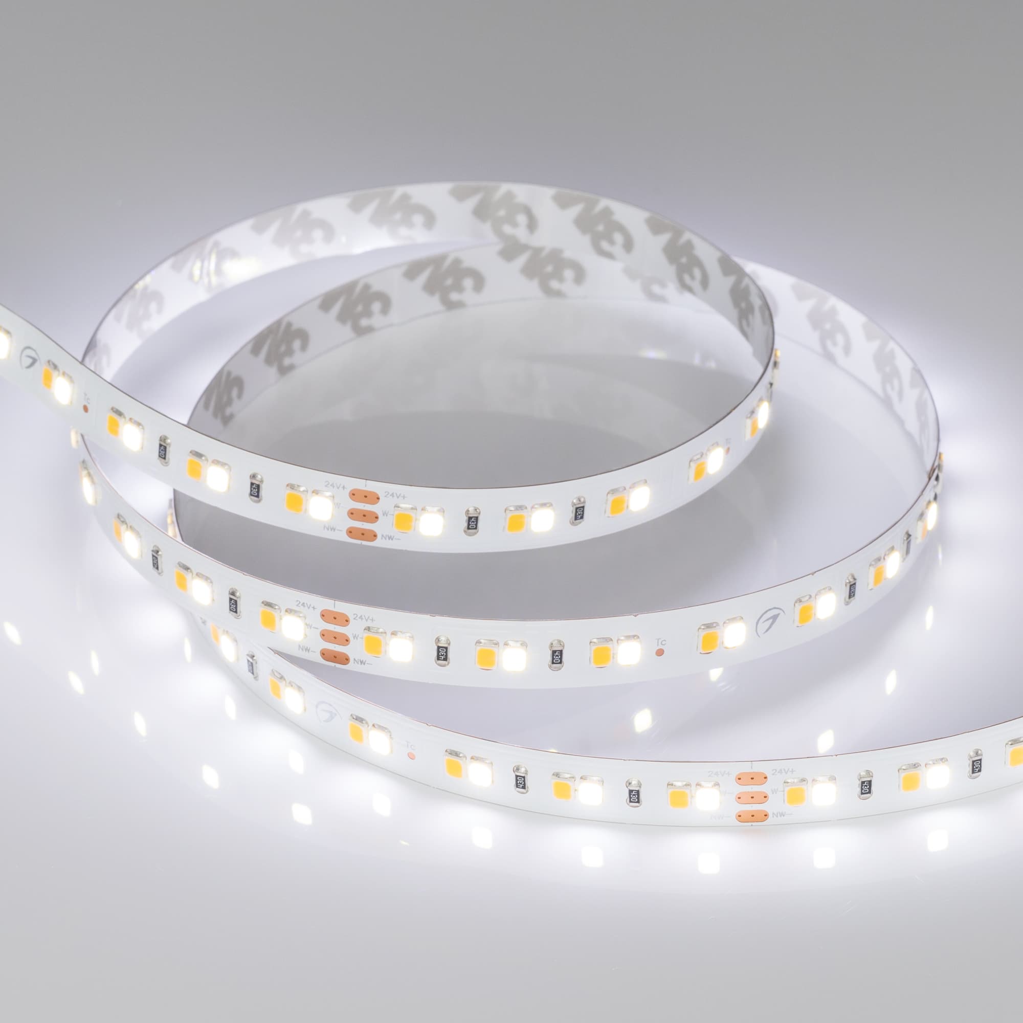 Светодиодная лента RT-A140-10mm 24V White-MIX (19.2 W/m, IP20, 2835, 5m) (Arlight, Изменяемая ЦТ) 024508(2) — фото 3