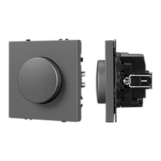 Механизм светорегулятора SWT-NOBE-DLR-SFPL-GR (250V, 300W) (Arlight, Серый базальт) 054327(1)