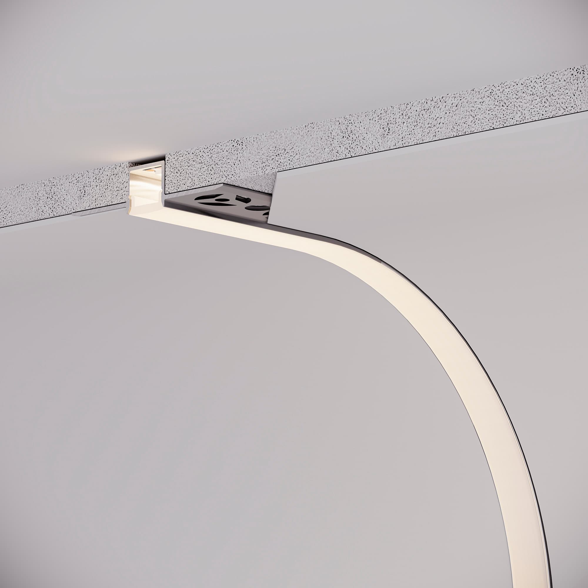 Профиль FANTOM-BENT-W12-TOP-2000 ANOD (Arlight, Алюминий) 040327 — фото 6