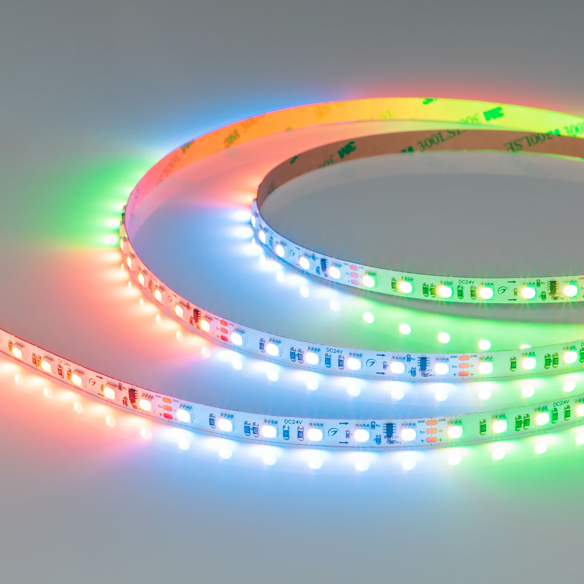 Светодиодная лента SPI-H84-8mm 24V RGBW-Day-PX6 (22 W/m, IP20, 4040, 5m) (Arlight, -) 049477 — фото 1