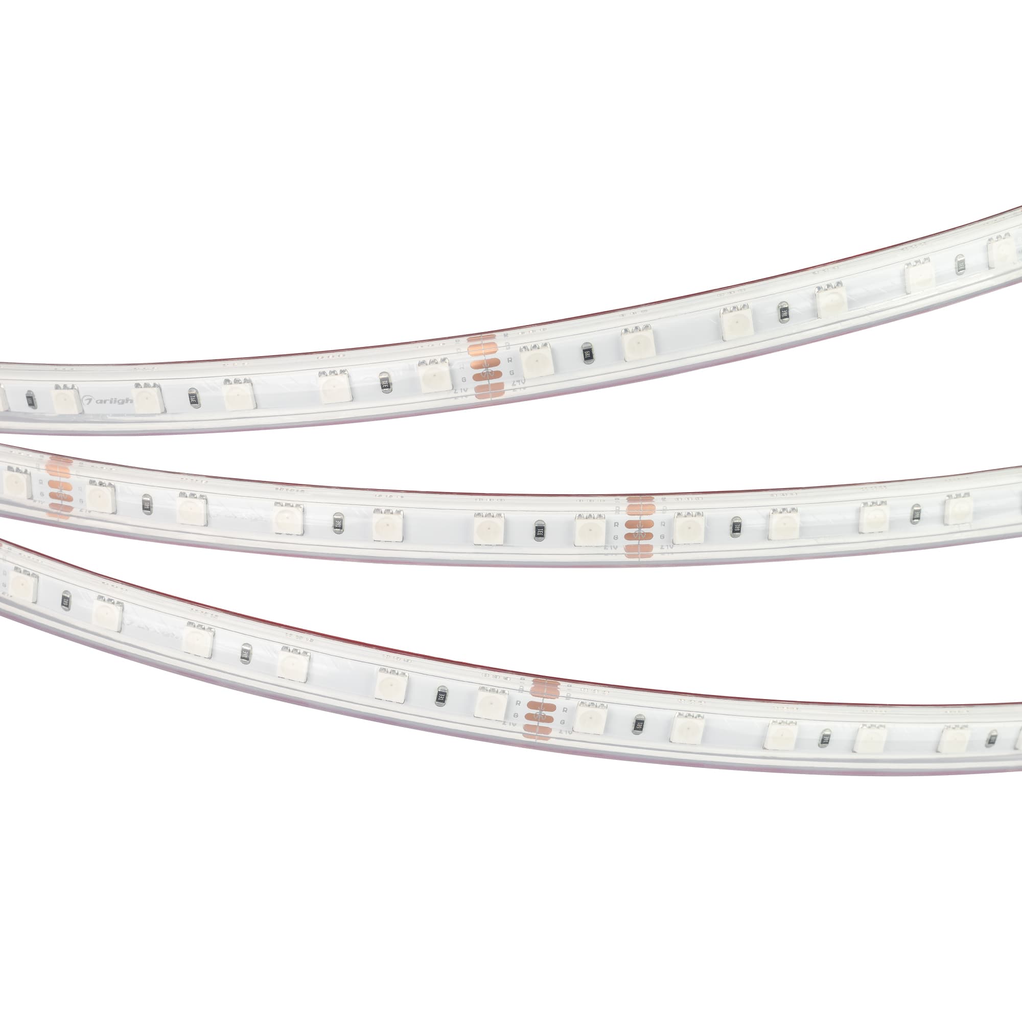Светодиодная лента герметичная RTW-PS-B60-12mm 24V RGB (14.4 W/m, IP67, 5060, 5m) (Arlight, 14.4 Вт/м, IP67) 021400(2) — фото 5