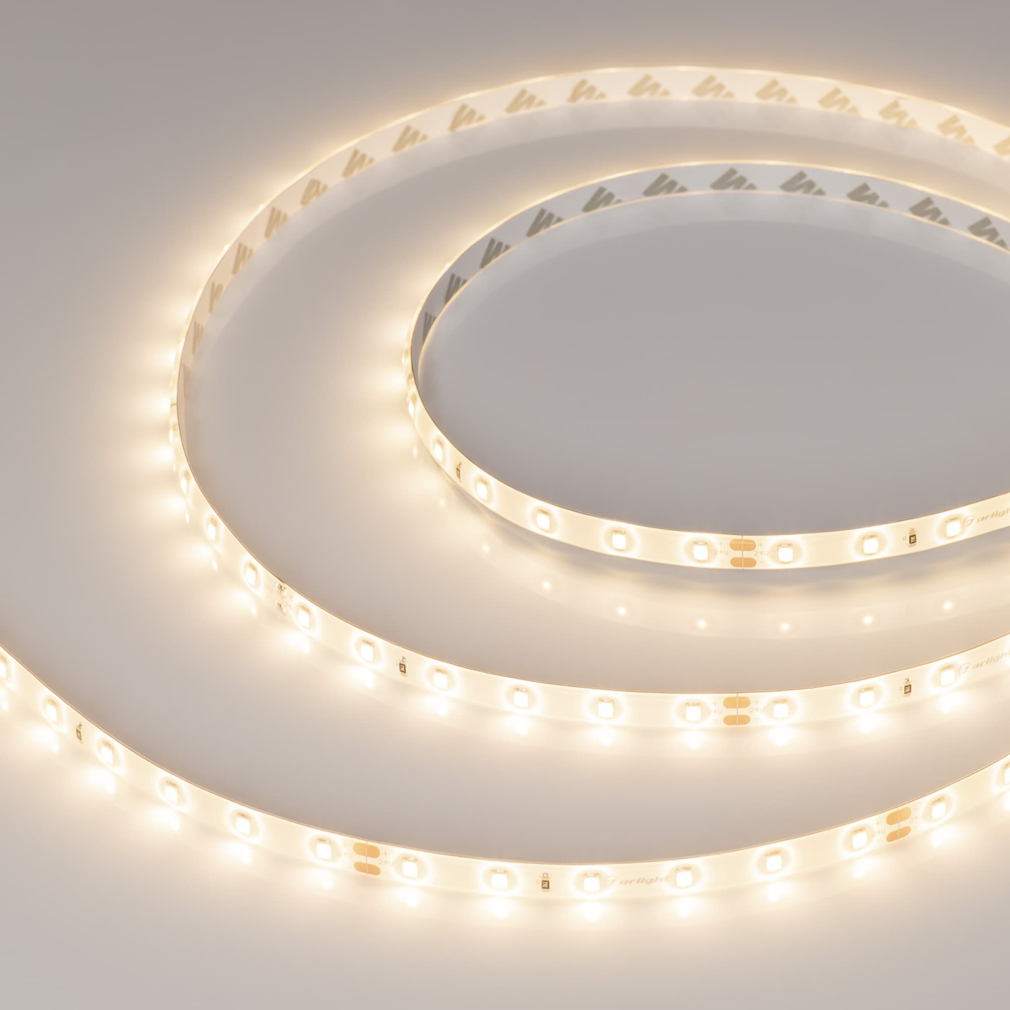 Светодиодная лента герметичная RTW-SE-A60-8mm 24V Warm3000 (4.8 W/m, IP65, 2835, 5m) (Arlight, -) 021556(2) — фото 1