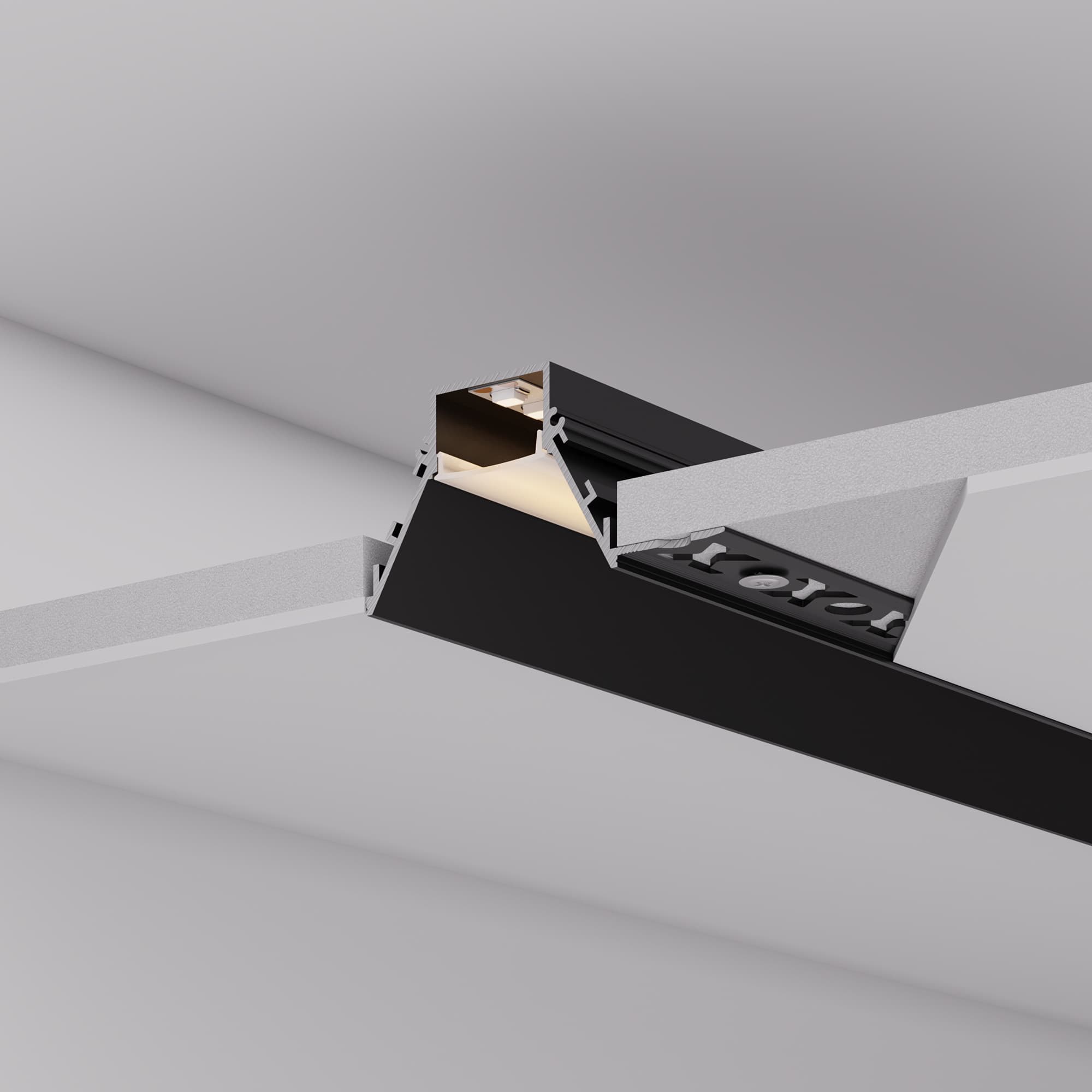 Профиль COMFORT21-V-FANTOM-2000 BLACK (Arlight, Алюминий) 052544 — фото 4