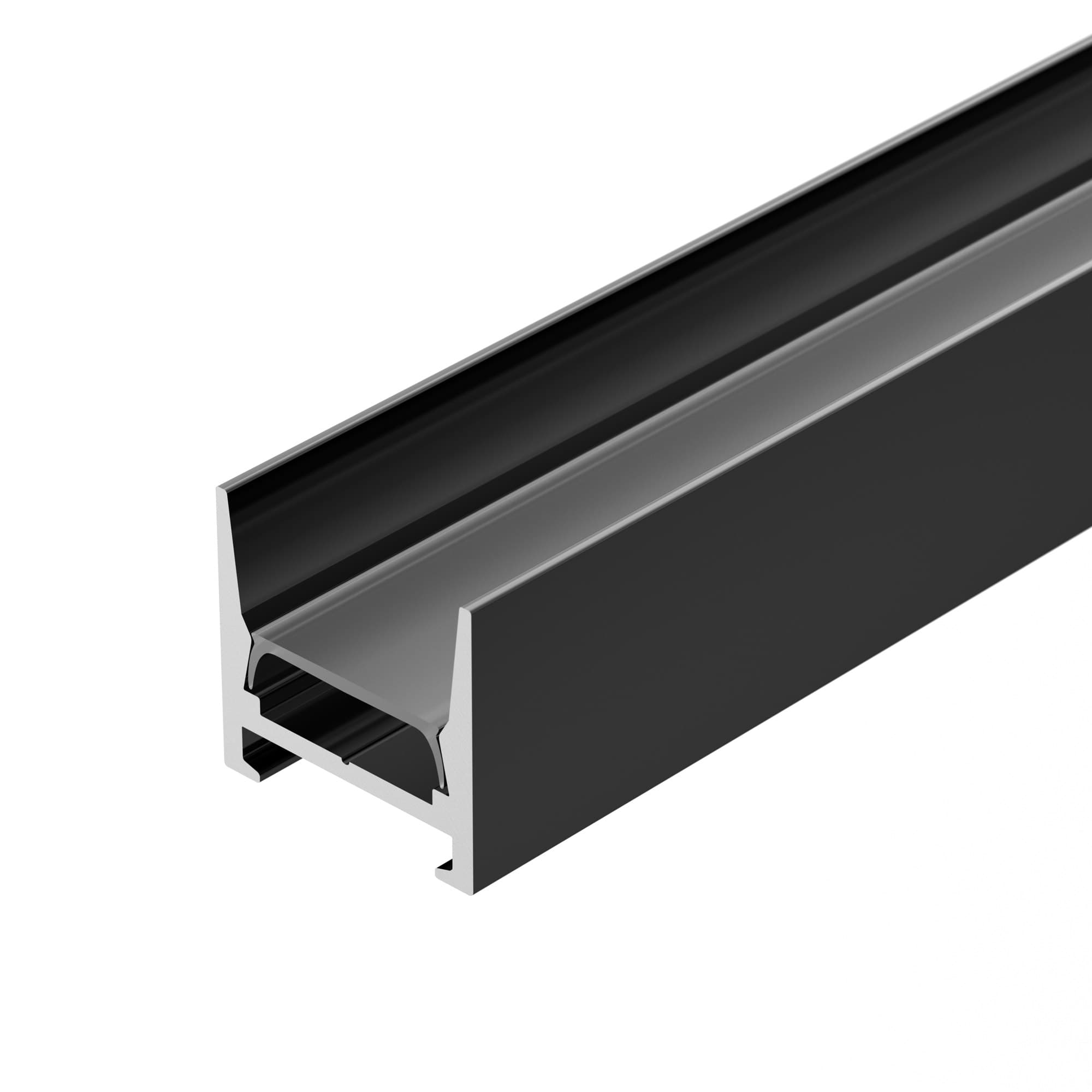 Профиль MIC-H-COMFY-2000 ANOD BLACK (Arlight, Алюминий) 029847 — фото 1