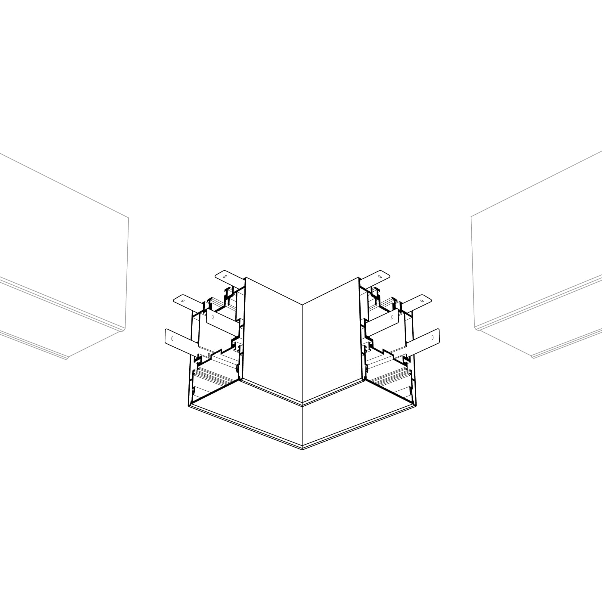 Угол S2-LINE-5470-L90 прямой (Arlight, Металл) 021255 Arlight — фото 2