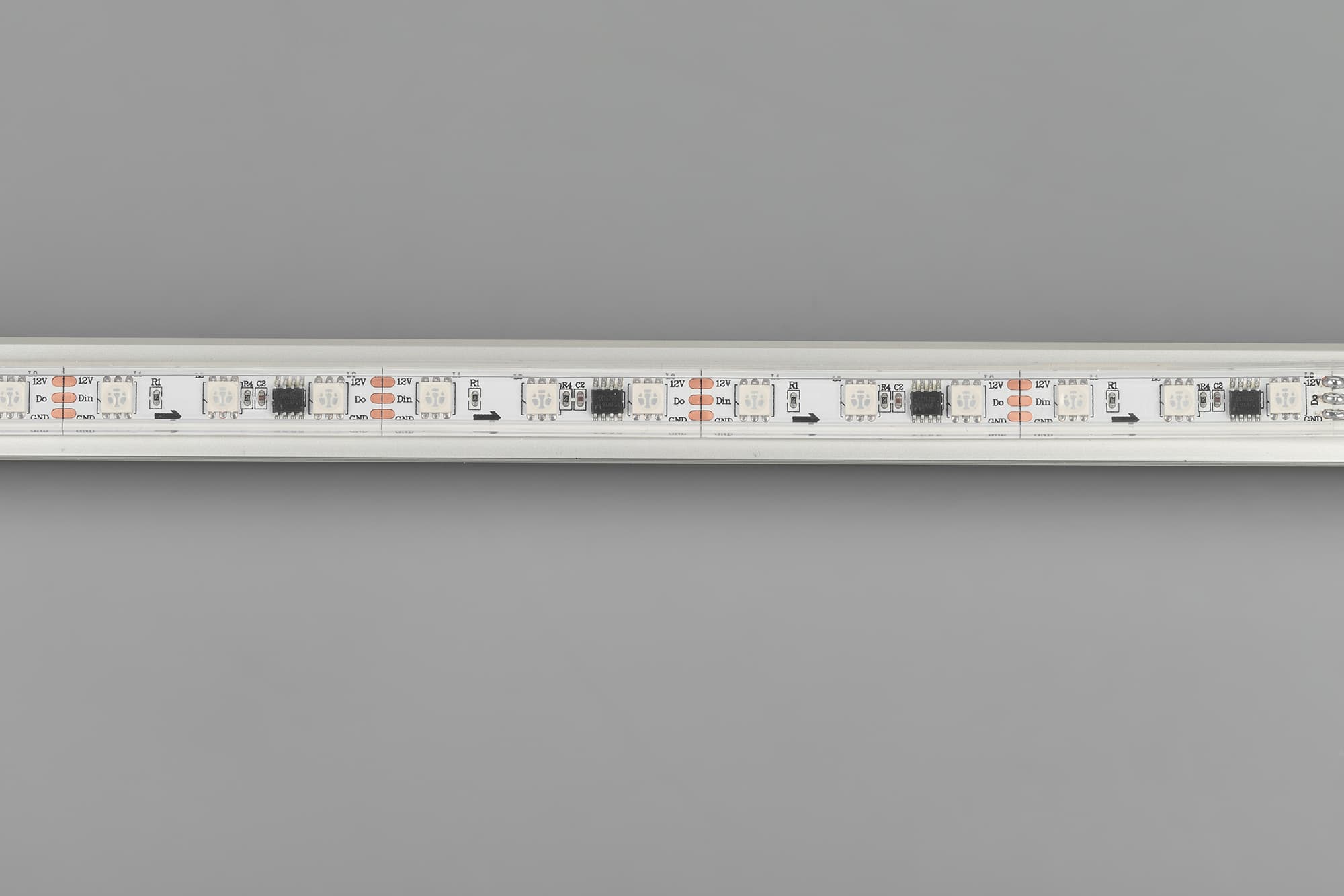 Светодиодная лента SPI-5000P-5060-60 12V Cx3 RGB (12mm, 14.4W/m, IP66) (Arlight, Закрытый, IP66) 026365(2) — фото 3