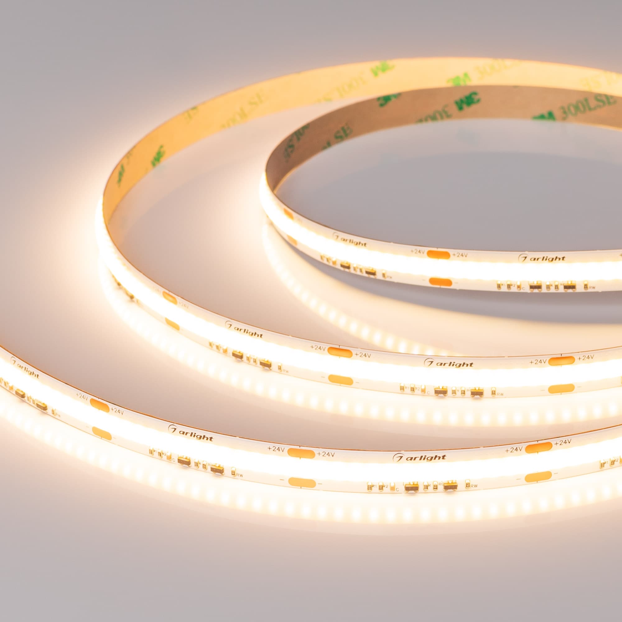 Светодиодная лента COB-X560-10mm 24V Dim-To-Warm (14 W/m, IP20, 5m) (Arlight, Dim-To-Warm) 051296 — фото 1