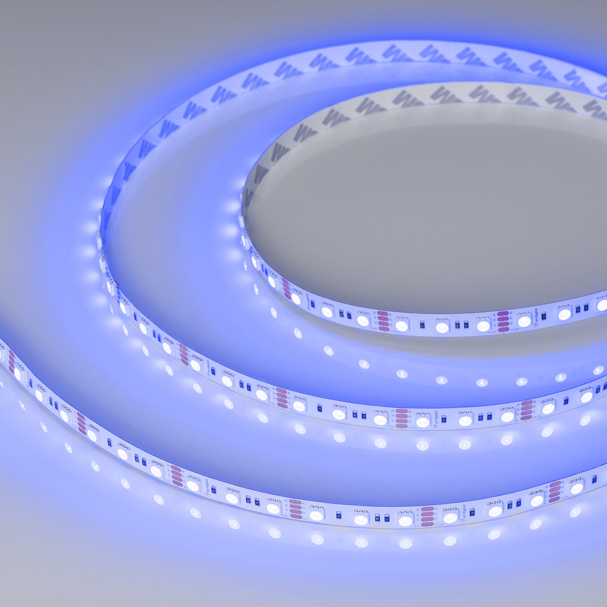 Светодиодная лента RT-B72-10mm 12V RGB (15 W/m, IP20, 5060, 5m) (Arlight, 15 Вт/м, IP20) 016246(2) — фото 3