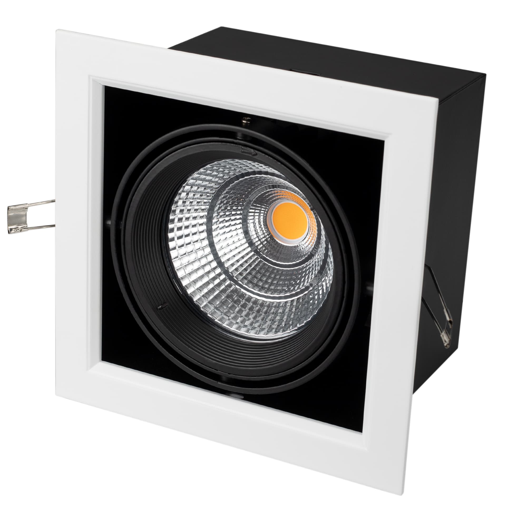 Светильник CL-KARDAN-S190x190-25W Warm3000 (WH-BK, 30 deg) (Arlight, IP20 Металл, 3 года) 024985