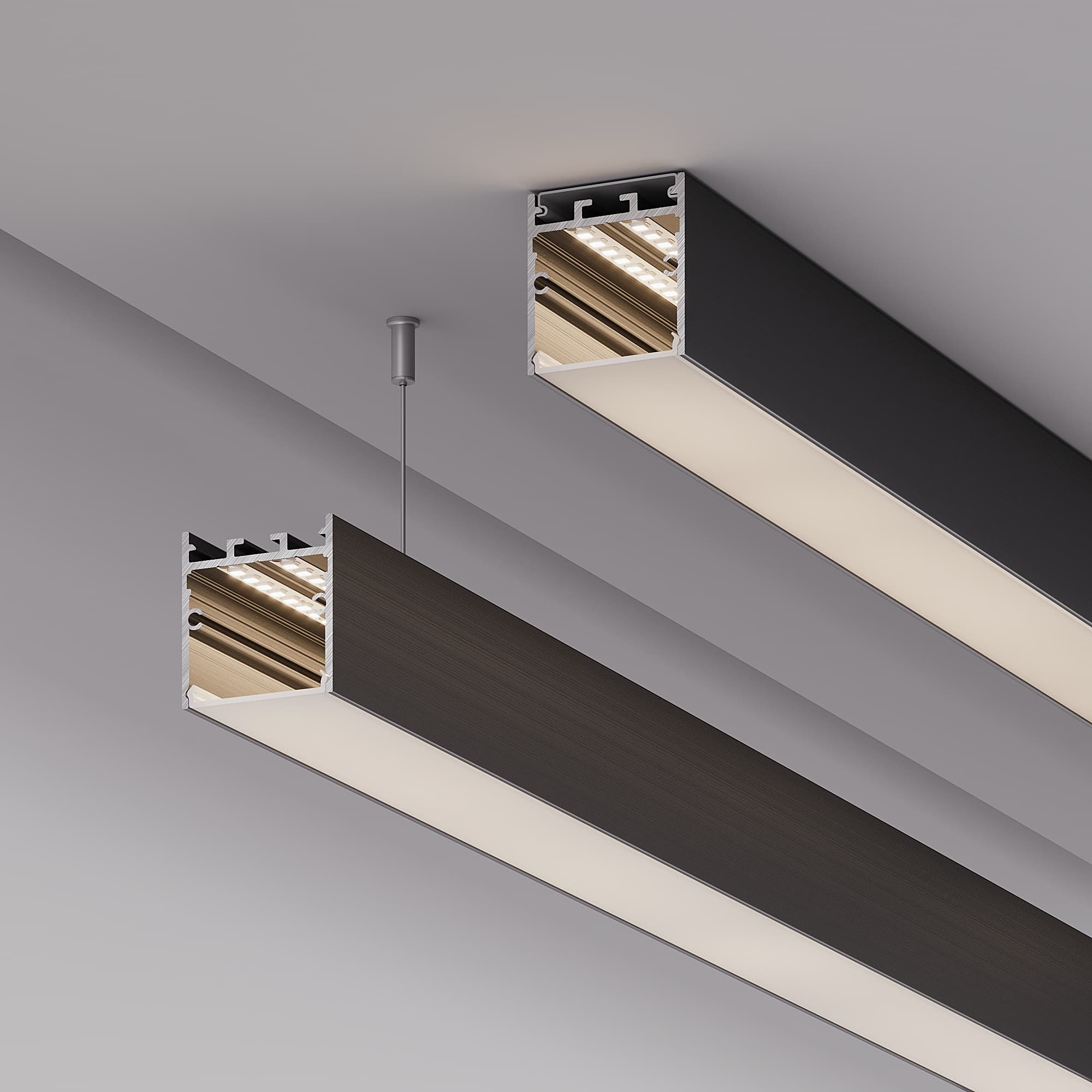 Профиль SL-LINE-3638-LW-3000 ANOD BLACK (Arlight, Алюминий) 043974 Arlight — фото 4