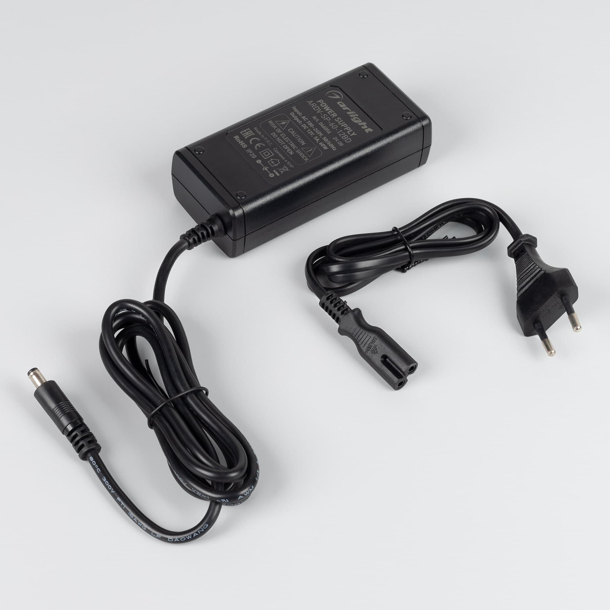 Блок питания ARDV-SP-60-12BD (12V, 5A, 60W) (Arlight, Адаптер, 5 лет) 046056 Arlight — фото 2