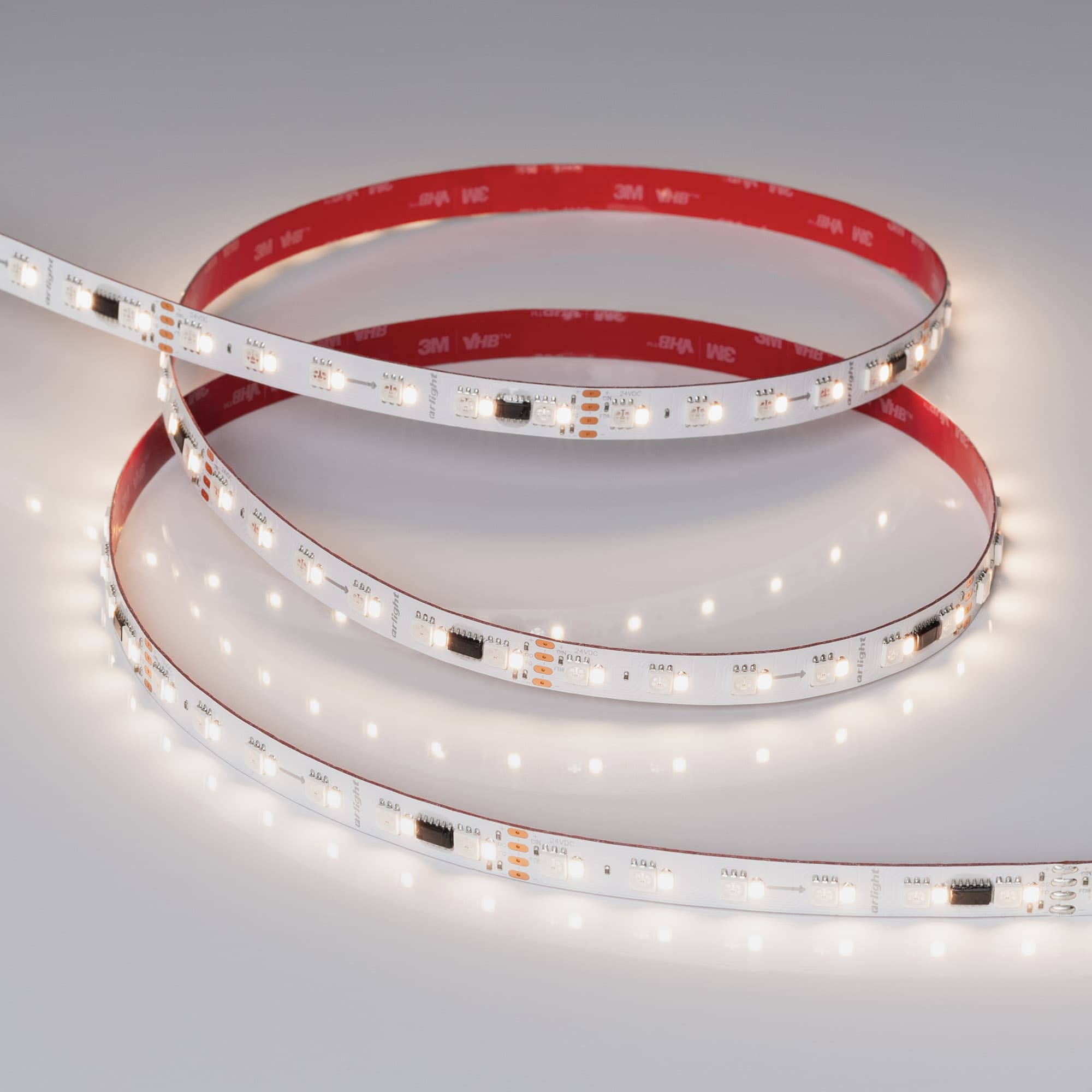 Светодиодная лента SPI-BA120-12mm 24V RGBW-Day-PX6-BPT (16 W/m, IP20, 5060/2835, 5m) (Arlight, бегущий огонь) 040621 — фото 4