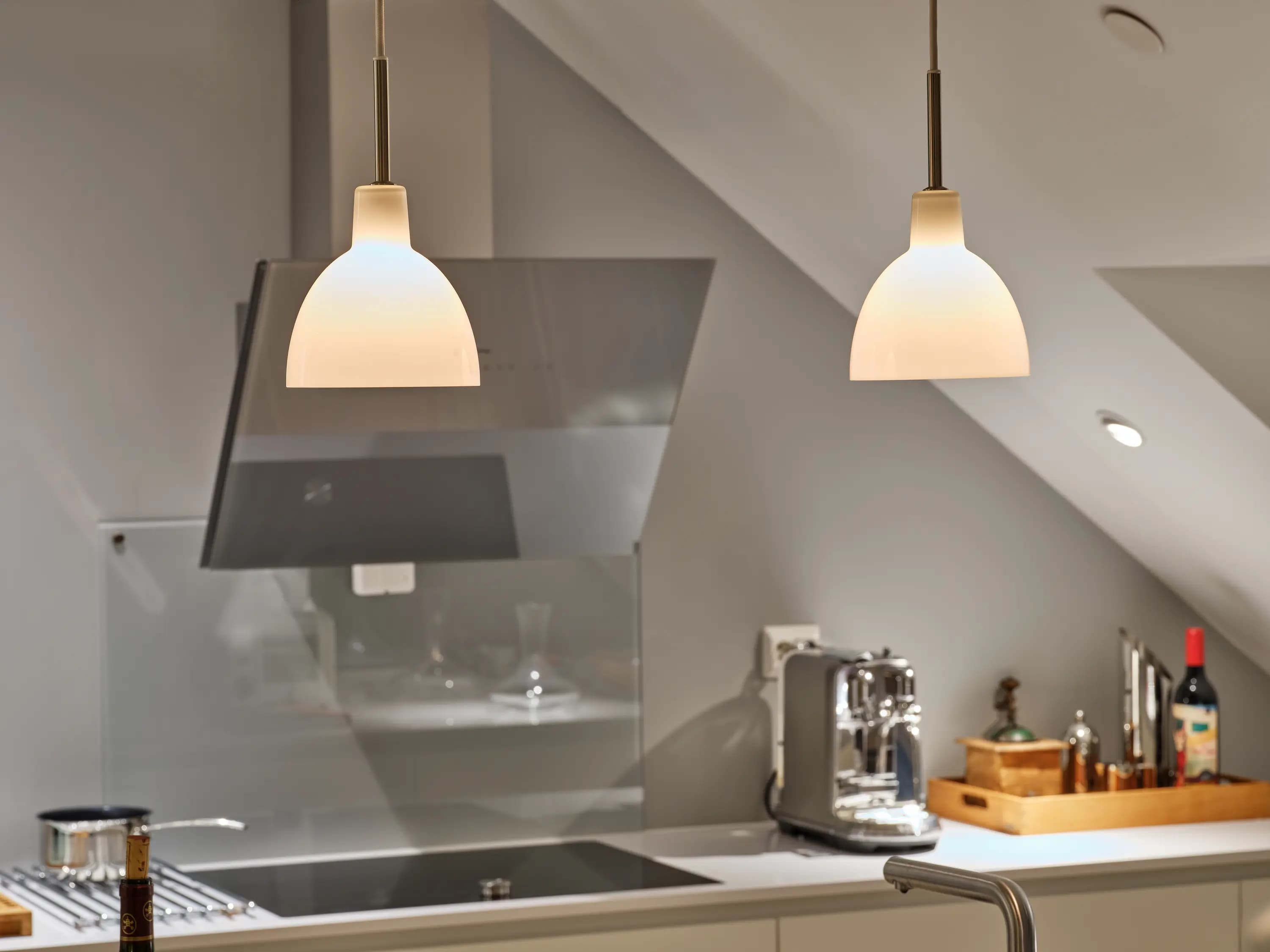 Louis Poulsen Toldbod Glass Pendant White opal glass Ø 220 — фото 5