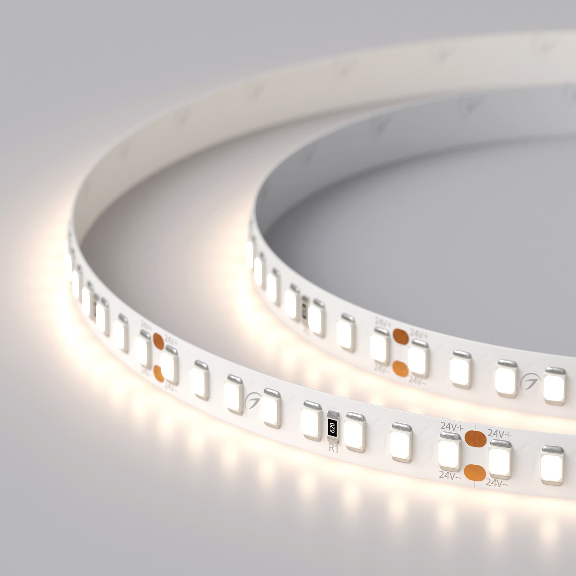 Светодиодная лента RT 2-5000 24V Day4000 2x (2835, 160 LED/m, LUX) (Arlight, 12 Вт/м, IP20) 024537(B) — фото 3