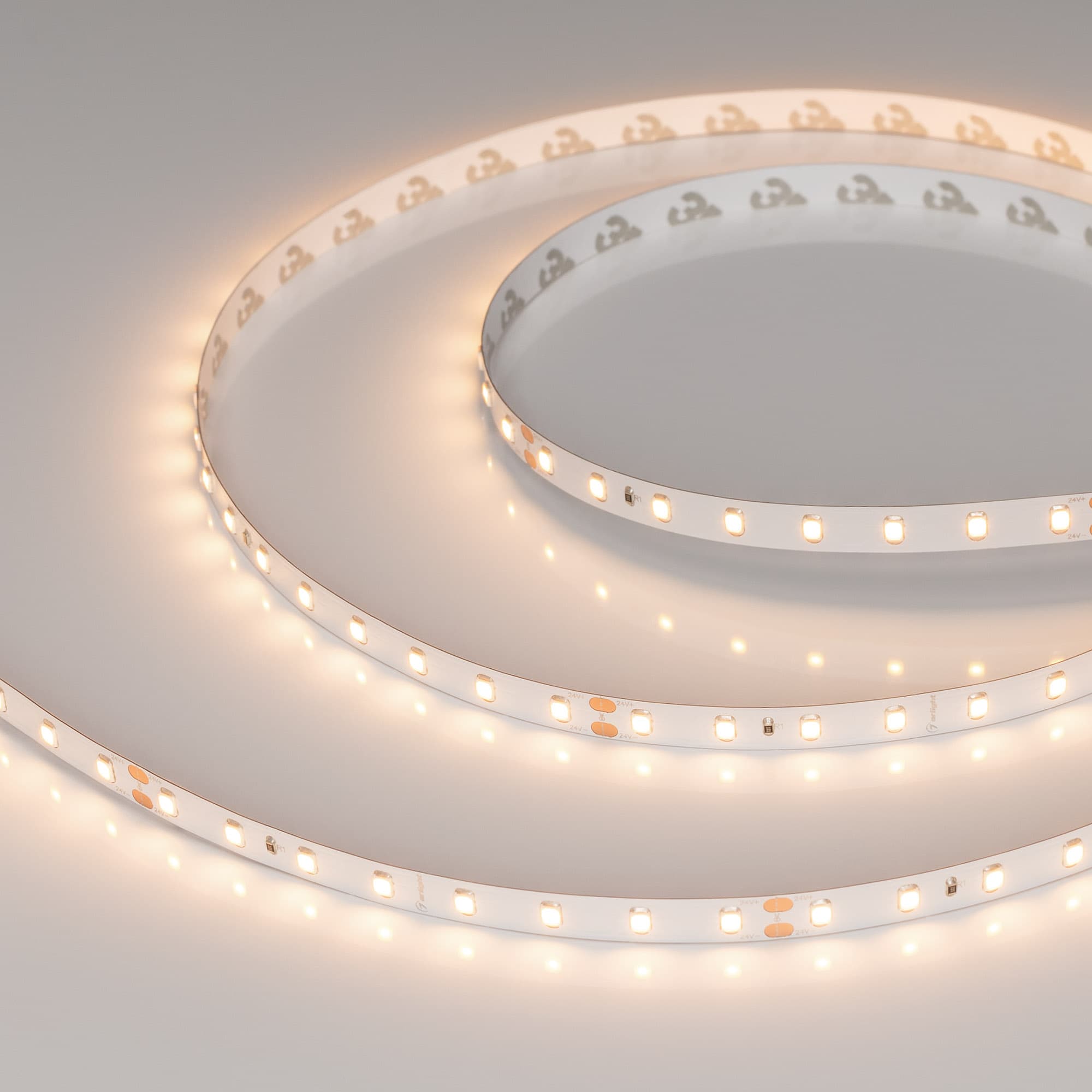 Светодиодная лента RT-A80-8mm 24V Warm3000 (6 W/m, IP20, 2835, 50m) (Arlight, высок.эфф.150 лм/Вт) 024525(2) — фото 3