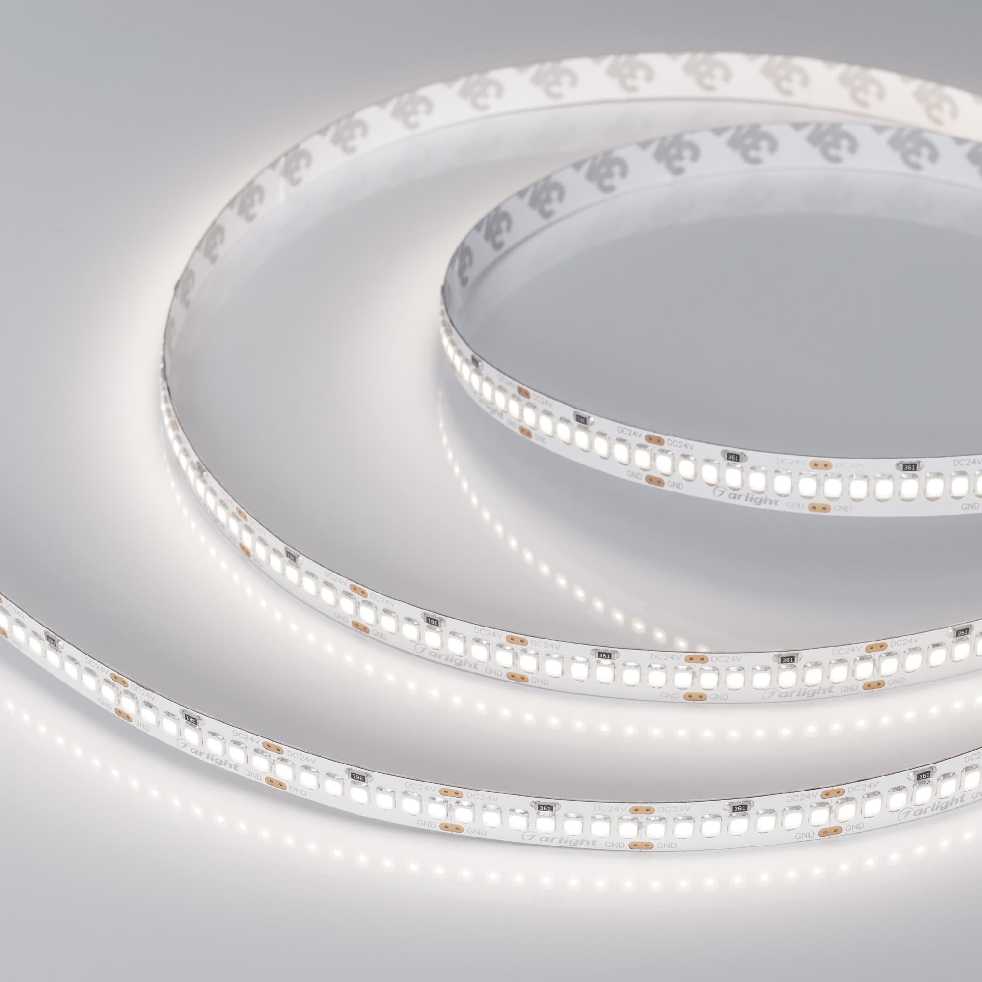 Светодиодная лента RT-A252-10mm 24V Day4000 (11 W/m, IP20, 2835, 5m) (Arlight, Открытый) 022651(2) — фото 4