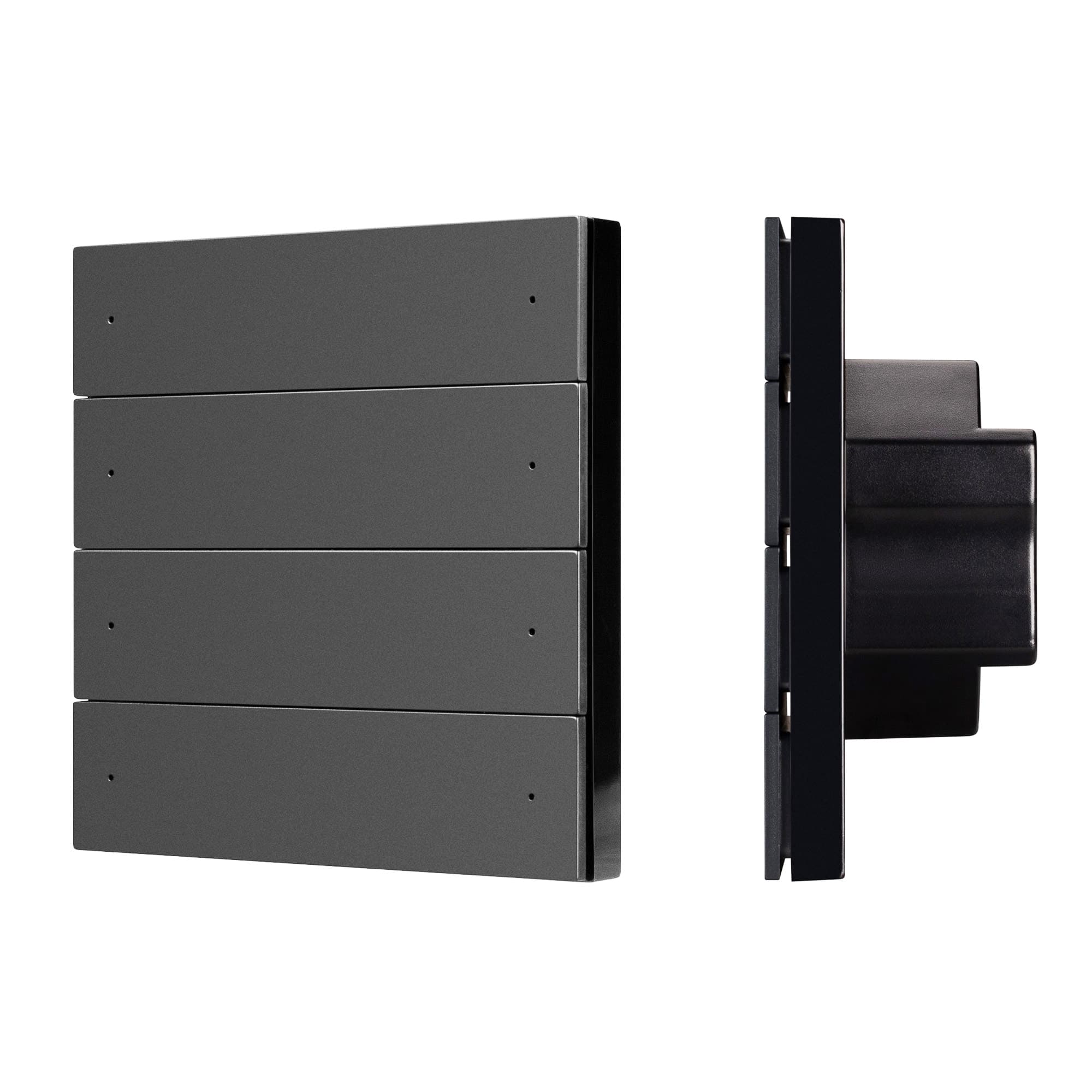 INTELLIGENT ARLIGHT Кнопочная панель SMART DALI-301-22-8K-D2-IN Black (BUS, Frameless) (IARL, IP20 Пластик, 5 лет) 060974