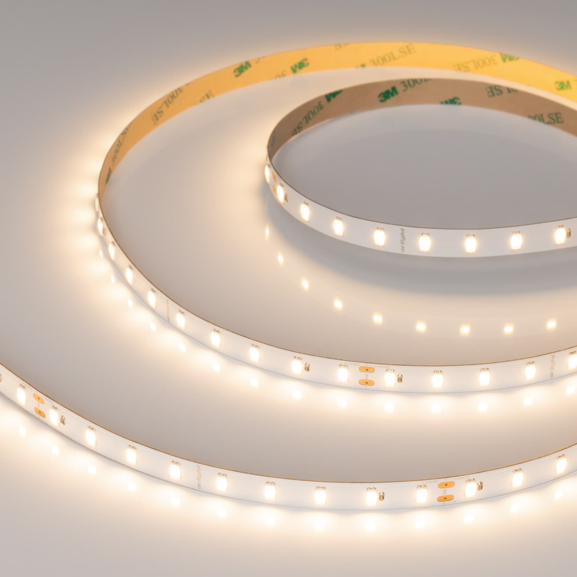 Светодиодная лента ULTRA-C72-10mm 24V Warm3000 (7.2 W/m, IP20, 5630, 5m) (Arlight, высок.эфф.200 лм/Вт) 040212 — фото 5