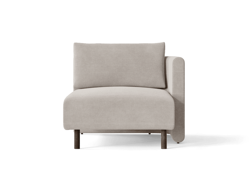 Ferm Living Dase Sofa Chaise Longue Right - Cotton Linen - Natural ferm LIVING — фото 3