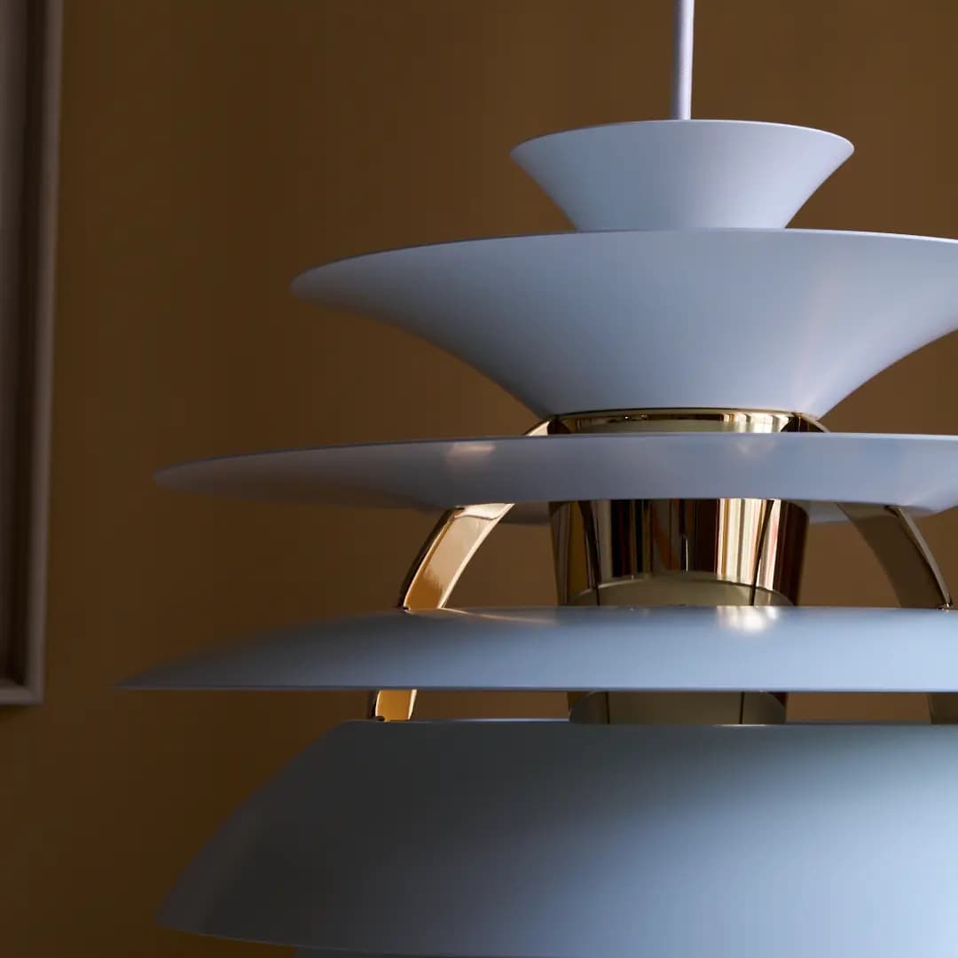 Louis Poulsen PH Snowball Dusty blue/brass metallised — фото 5