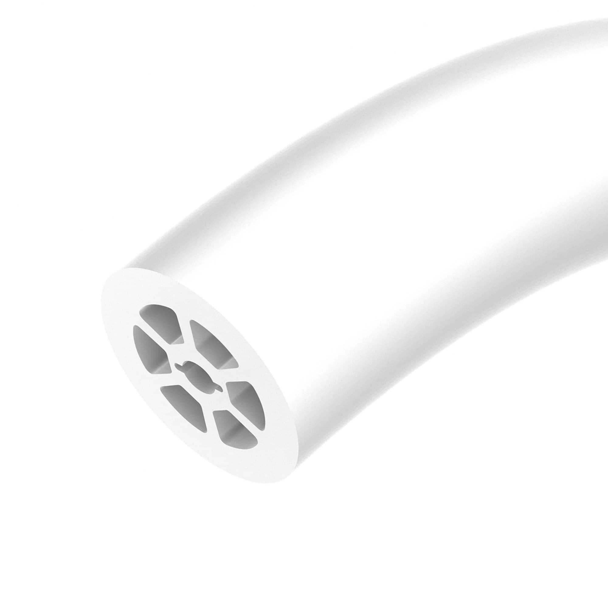 Силиконовый профиль WPH-FLEX-D40-360deg-S10-5m WHITE (Arlight, Силикон) 045869 — фото 1