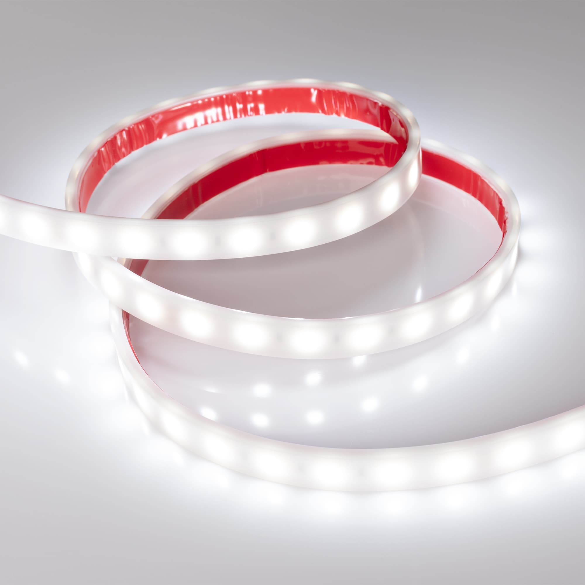 Светодиодная лента RTW 2-5000PW 24V White6000 2x (5060, 300 LED, LUX) (Arlight, 14.4 Вт/м, IP66) 016170 — фото 2