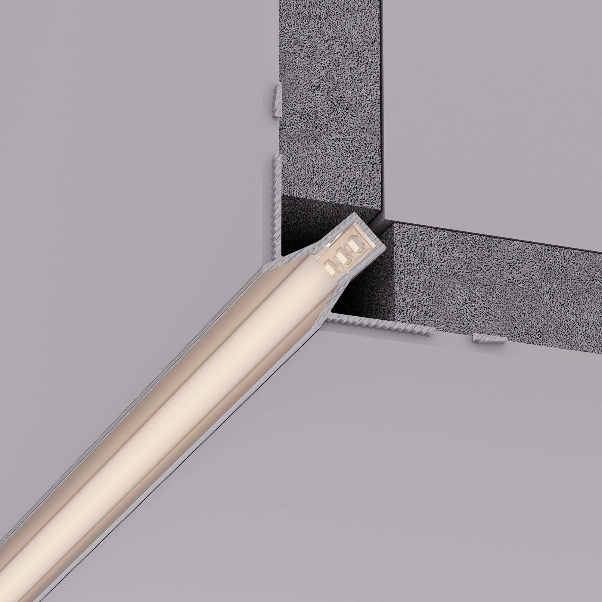 Профиль DECORE-S6-EXT-V-COMFORT-2000 ANOD внешний (Arlight, Алюминий) 043163 — фото 6