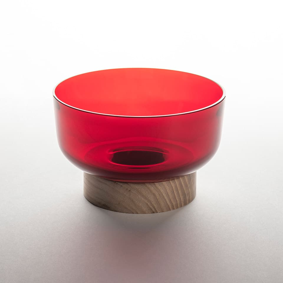 Artemide Bontà Base + Red Bowl