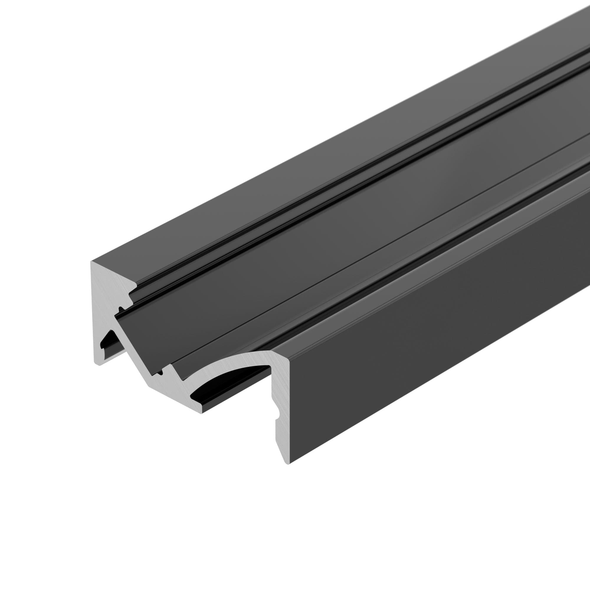 Профиль SL-BEVEL-W21-2000 ANOD BLACK (Arlight, Алюминий) 043688 — фото 2