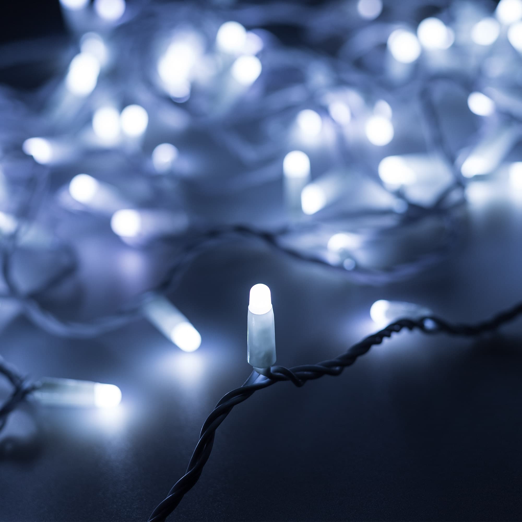 Arlight Светодиодная гирлянда ARD-STRING-CLASSIC-10000-WHITE-100LED-MILK-FLASH White (230V, 7W) (Ardecoled, IP65) 031203