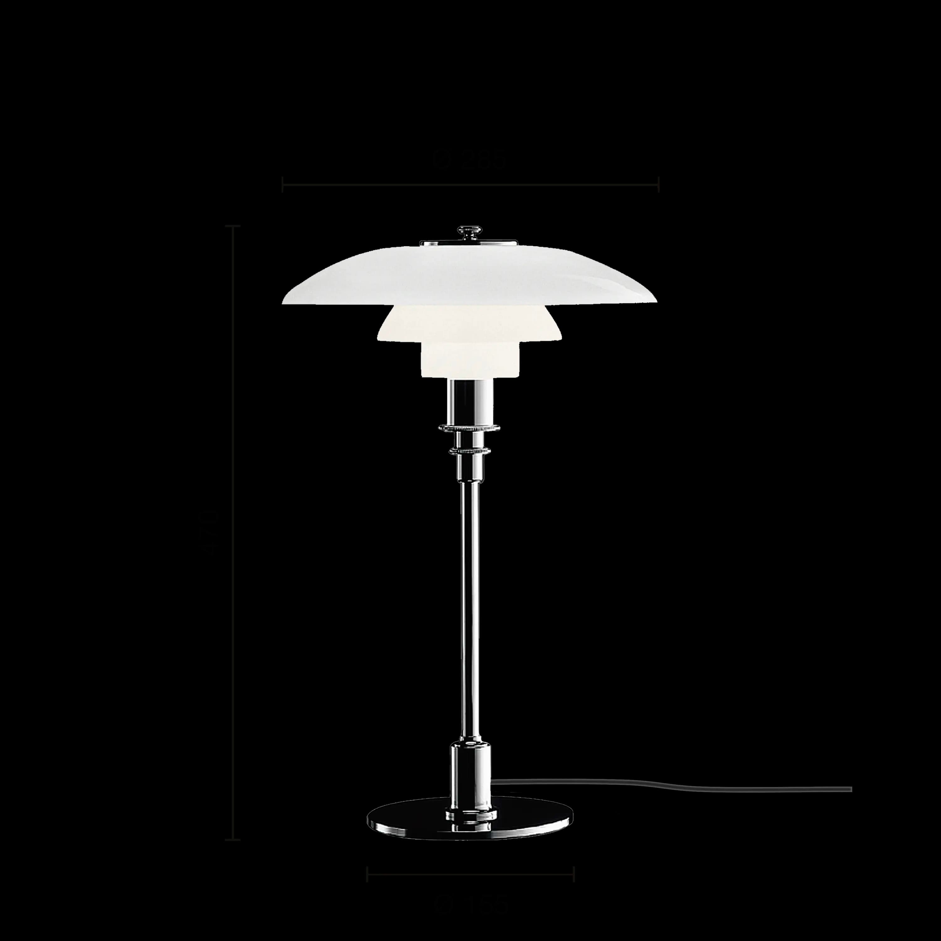 Louis Poulsen PH 3/2 Table Lamp High lustre chrome plated — фото 5