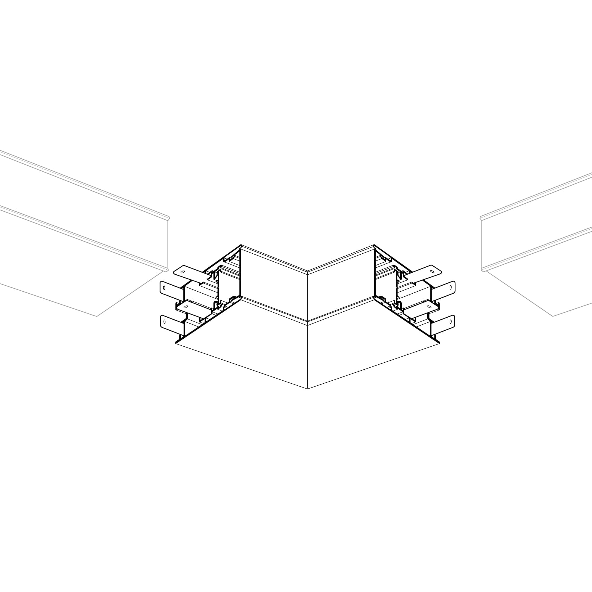 Угол S2-LINE-4067-L90N внутренний (Arlight, Металл) 021251 Arlight — фото 2
