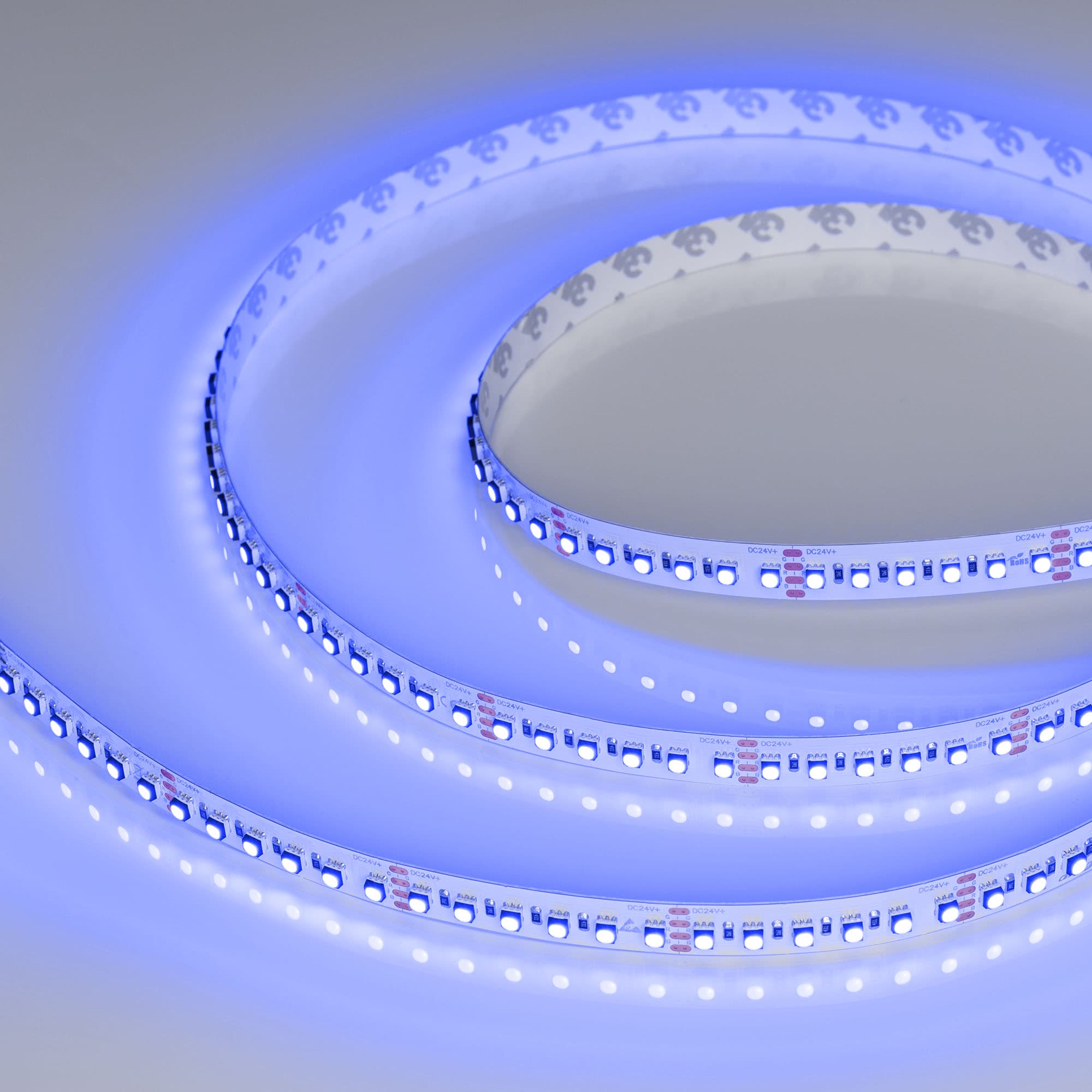 Светодиодная лента MINI-F120-12mm 24V RGB (22.4 W/m, IP20, 3535, 5m) (Arlight, Открытый) 022719(2) Arlight — фото 4