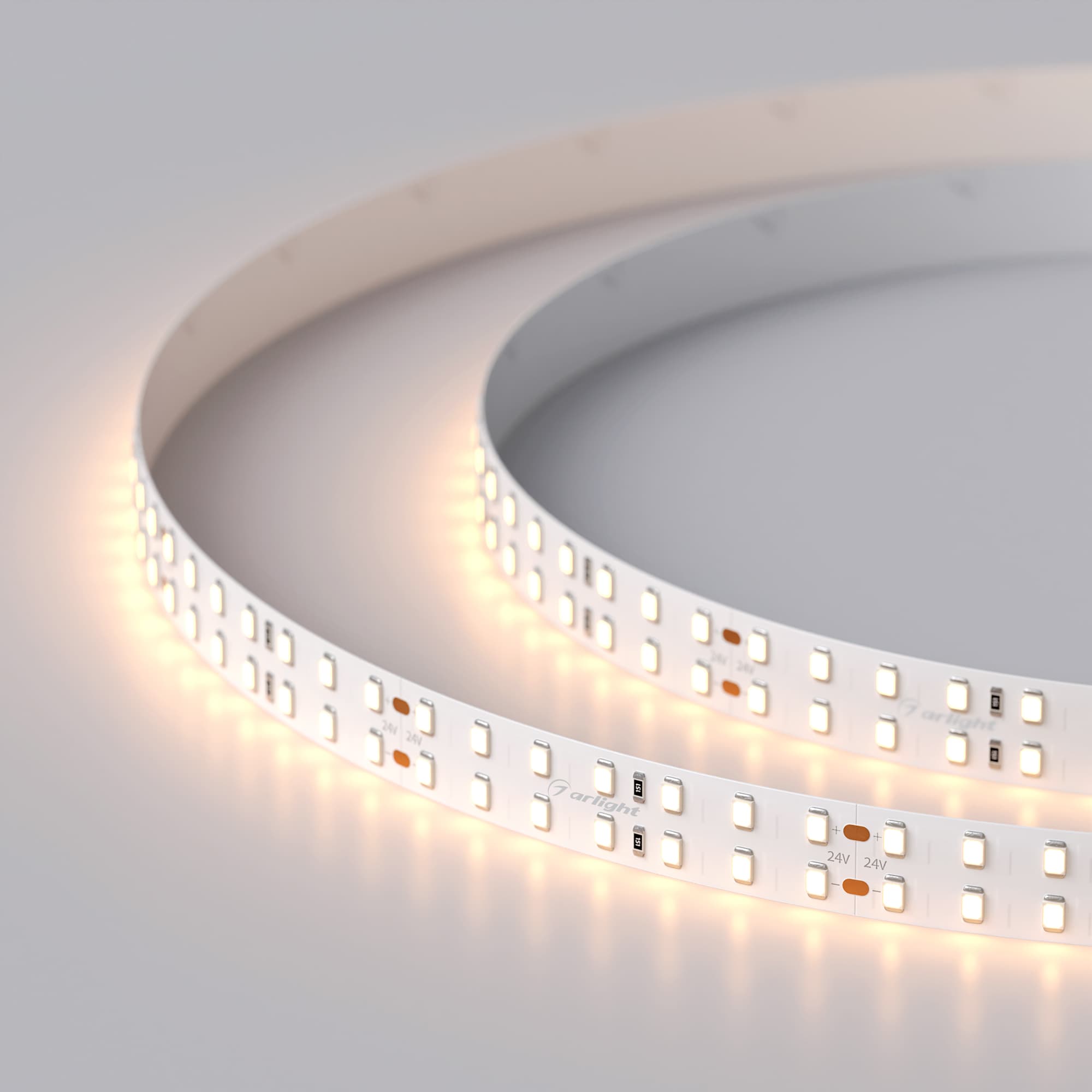 Светодиодная лента RT 2-5000 24V Warm2700 2x2 (2835, 980 LED, LUX) (Arlight, 20 Вт/м, IP20) 019091(B) — фото 5