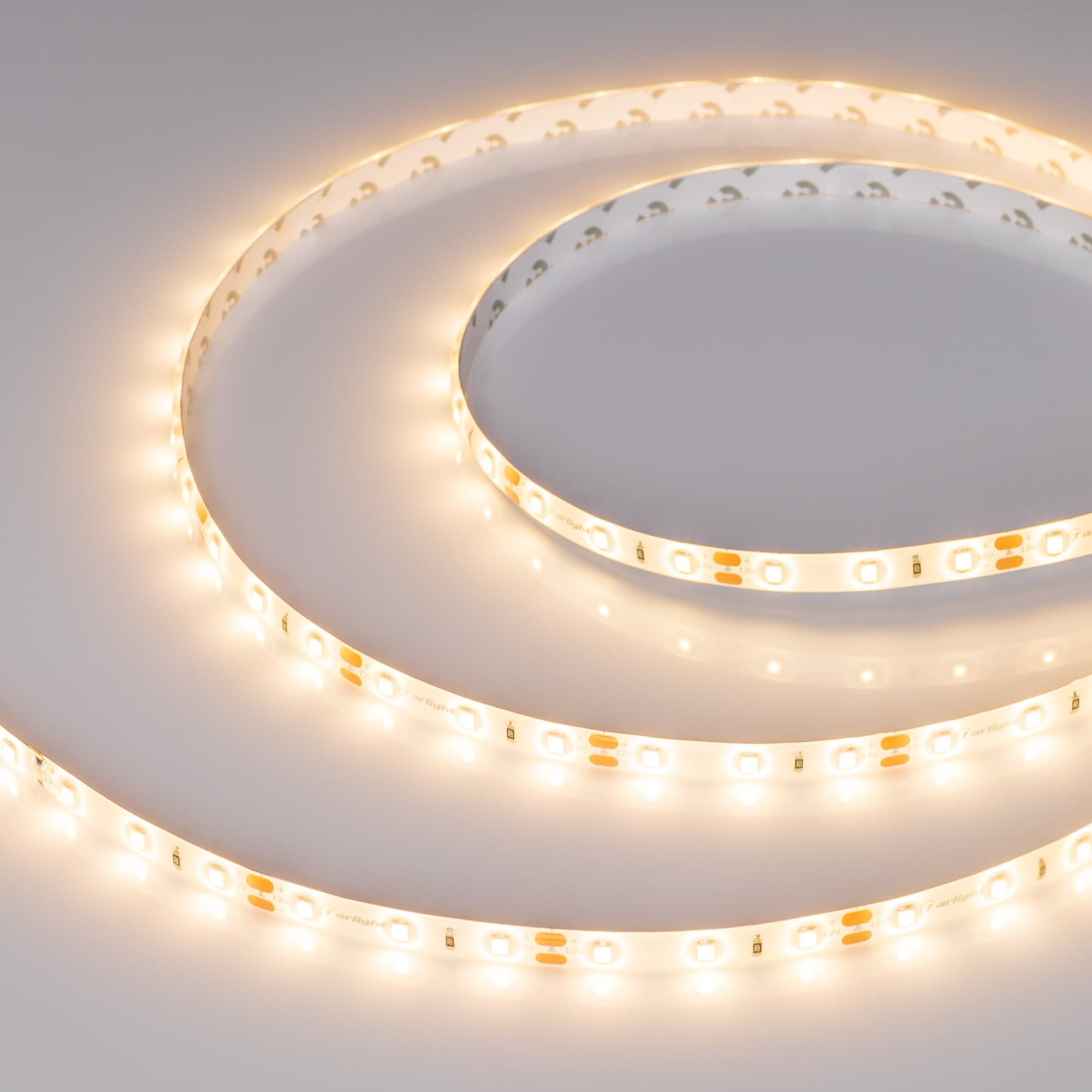 Светодиодная лента герметичная RTW-SE-A60-8mm 12V Warm3000 (4.8 W/m, IP65, 2835, 5m) (Arlight, 4.8 Вт/м, IP65) 014795(2) — фото 1