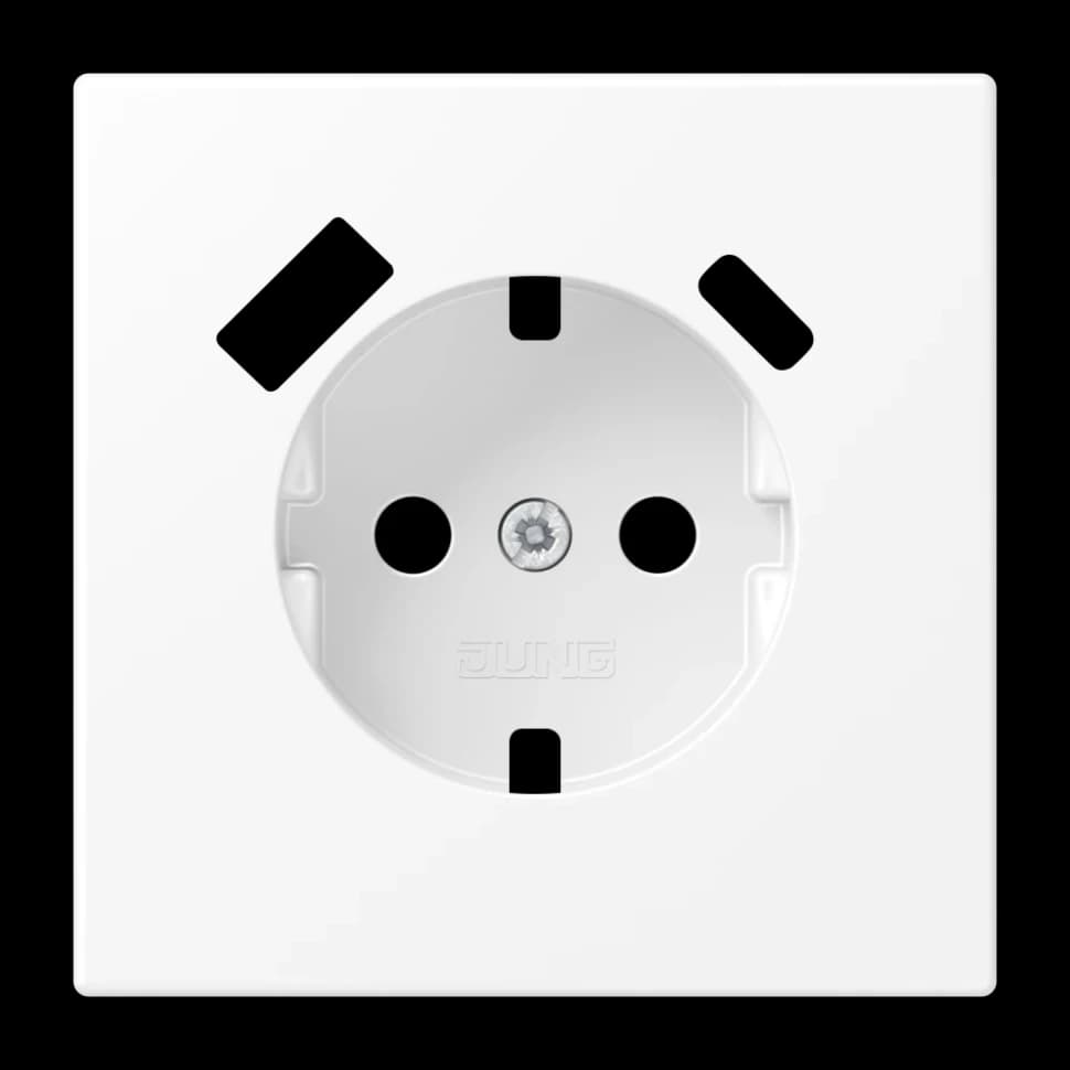 Jung Центральная накладка для SCHUKO USB CA, LS1520-15CAPLWWM LS1520-15CAPLWWM