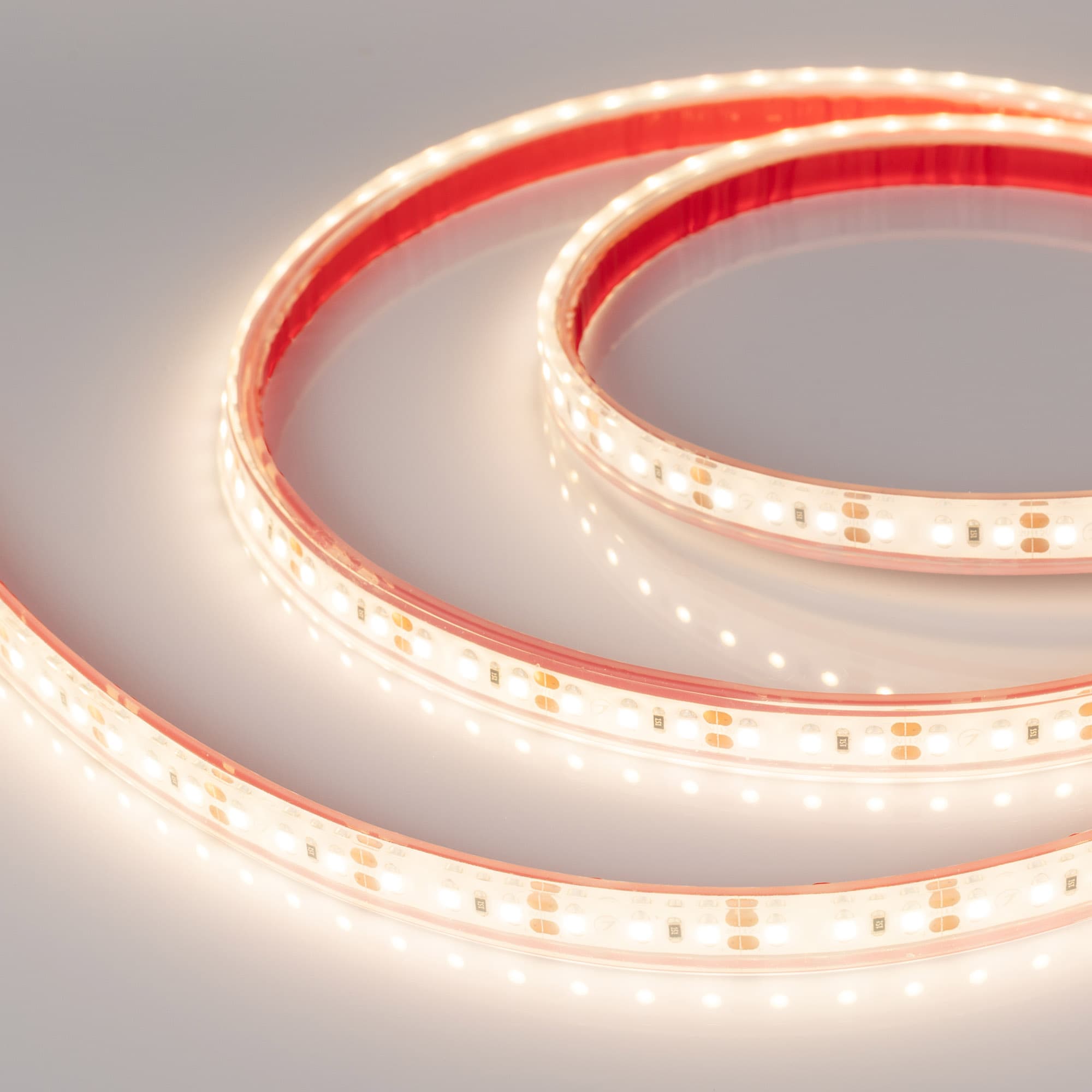Светодиодная лента RTW 2-5000PGS 12V Day 2x (3528, 600 LED, LUX) (Arlight, 9.6 Вт/м, IP67) 015440 — фото 4