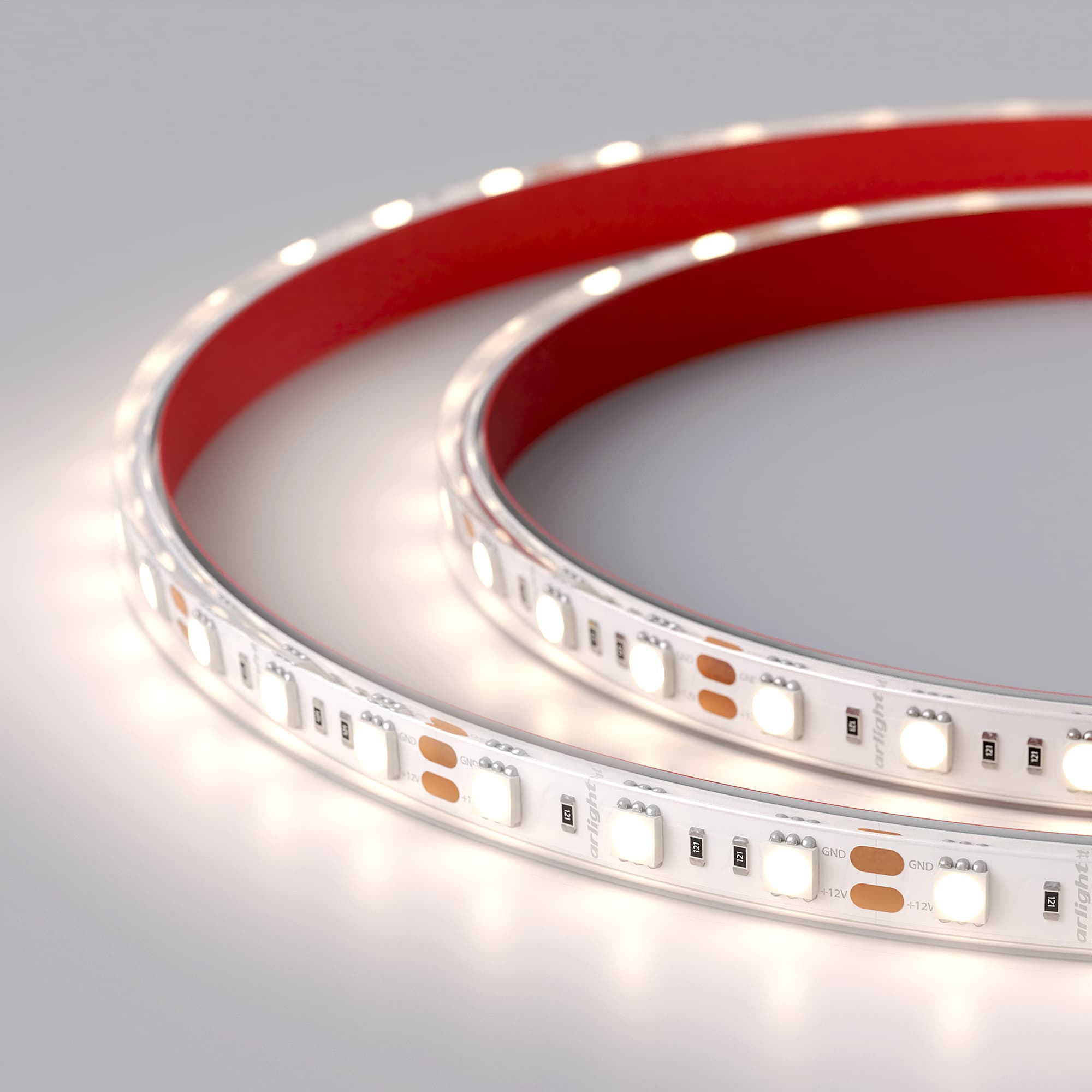Светодиодная лента RTW 2-5000PS 12V Day4000 2x (5060, 300 LED, LUX) (Arlight, 14.4 Вт/м, IP67) 022324 — фото 3