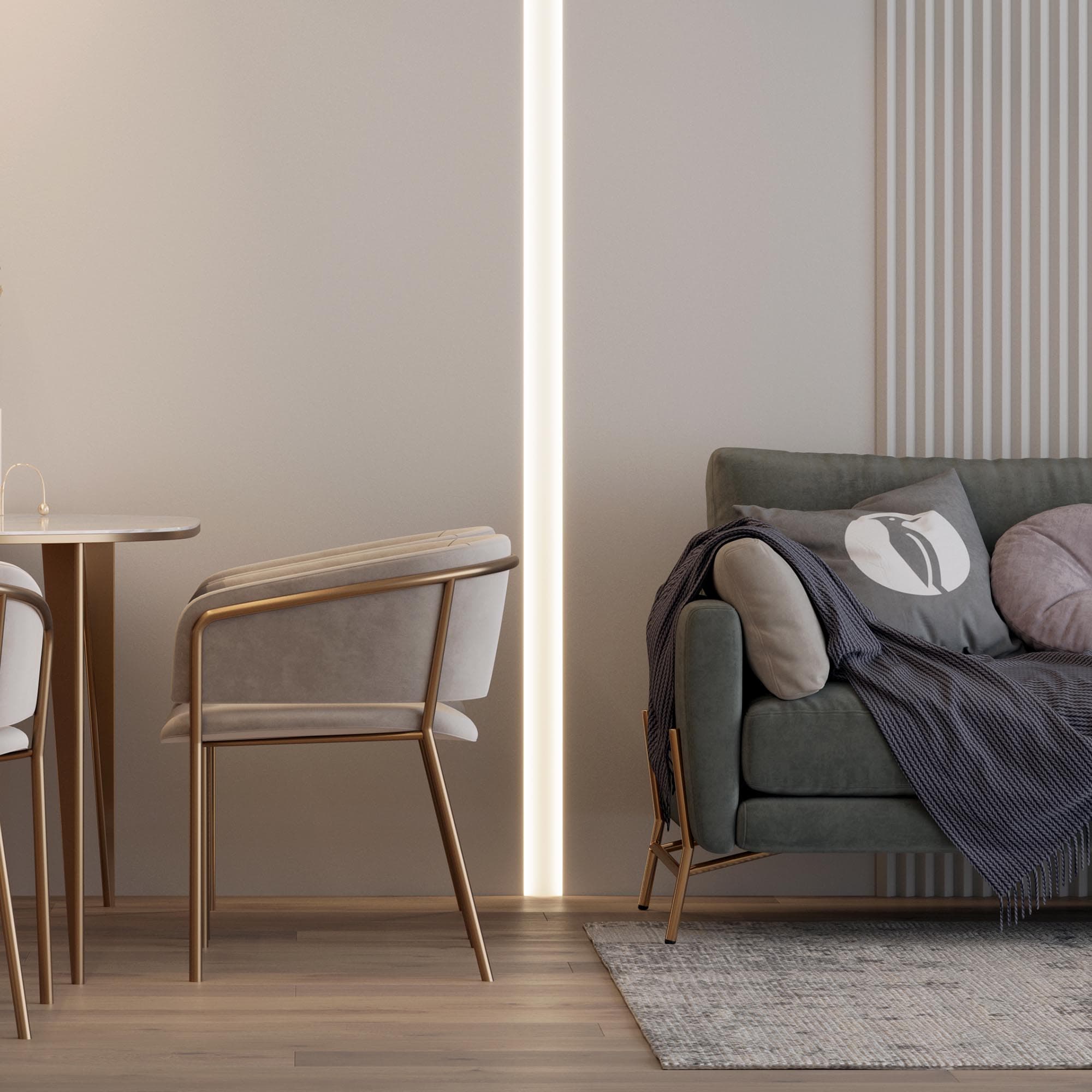 Профиль FANTOM-W75-DUAL-2000 WHITE (Arlight, Алюминий) 039946 — фото 5