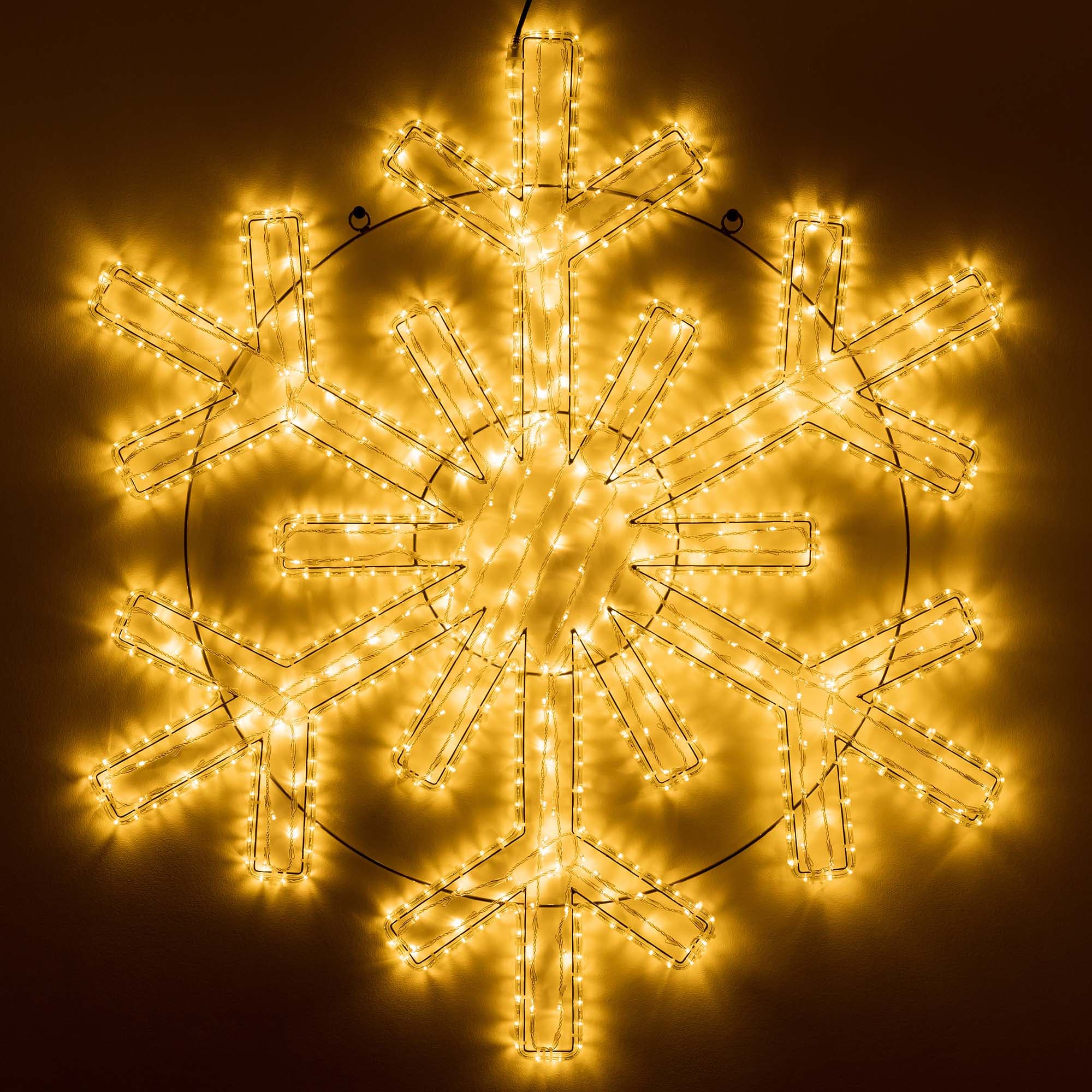 Arlight Фигура светодиодная ARD-SNOWFLAKE-M11-1250x1200-604LED Warm (230V, 36.5W) (Ardecoled, IP65) 034261