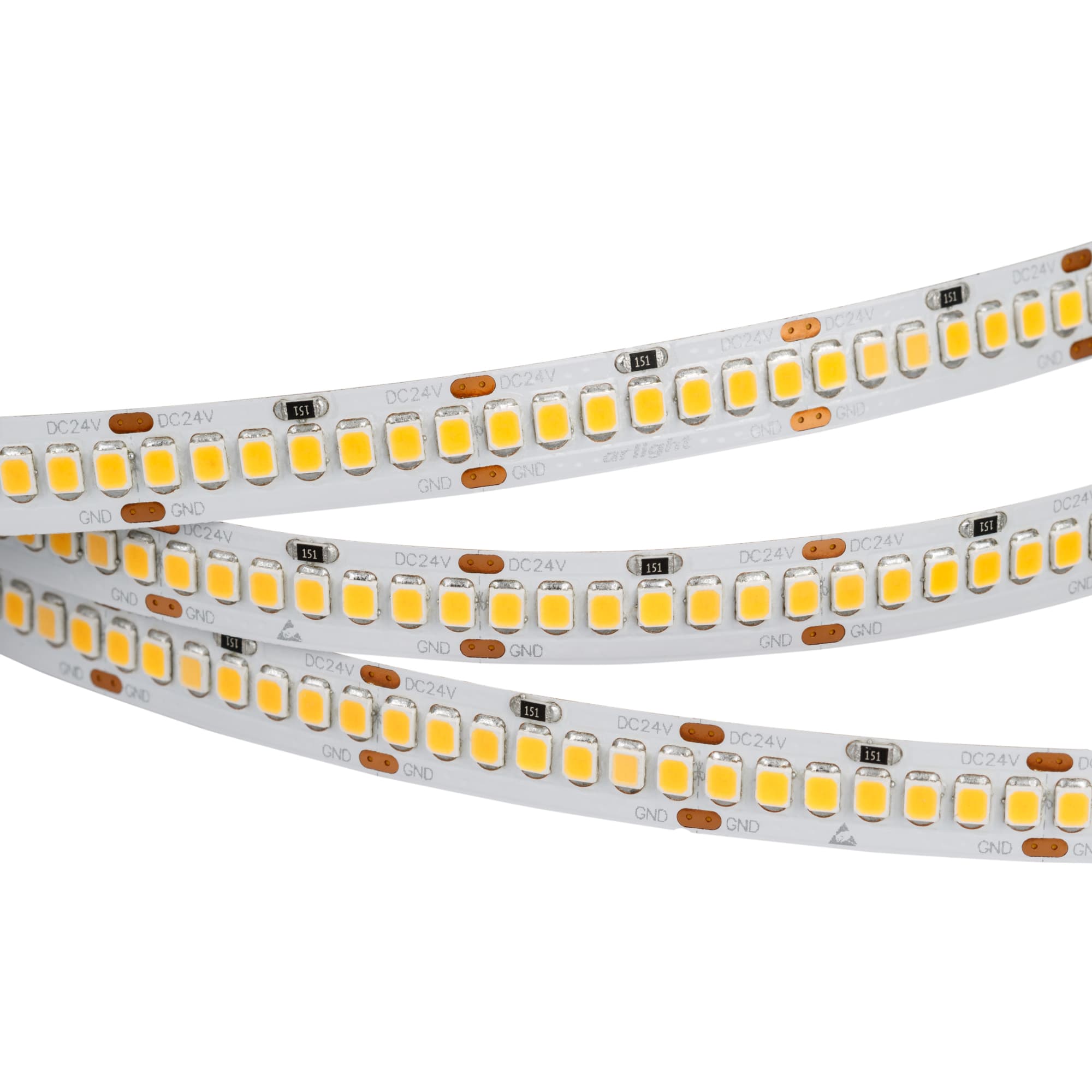 Светодиодная лента RT 2-5000 24V White6000 10mm (2835, 252 LED/m, LUX) (Arlight, 10 Вт/м, IP20) 022648 — фото 1