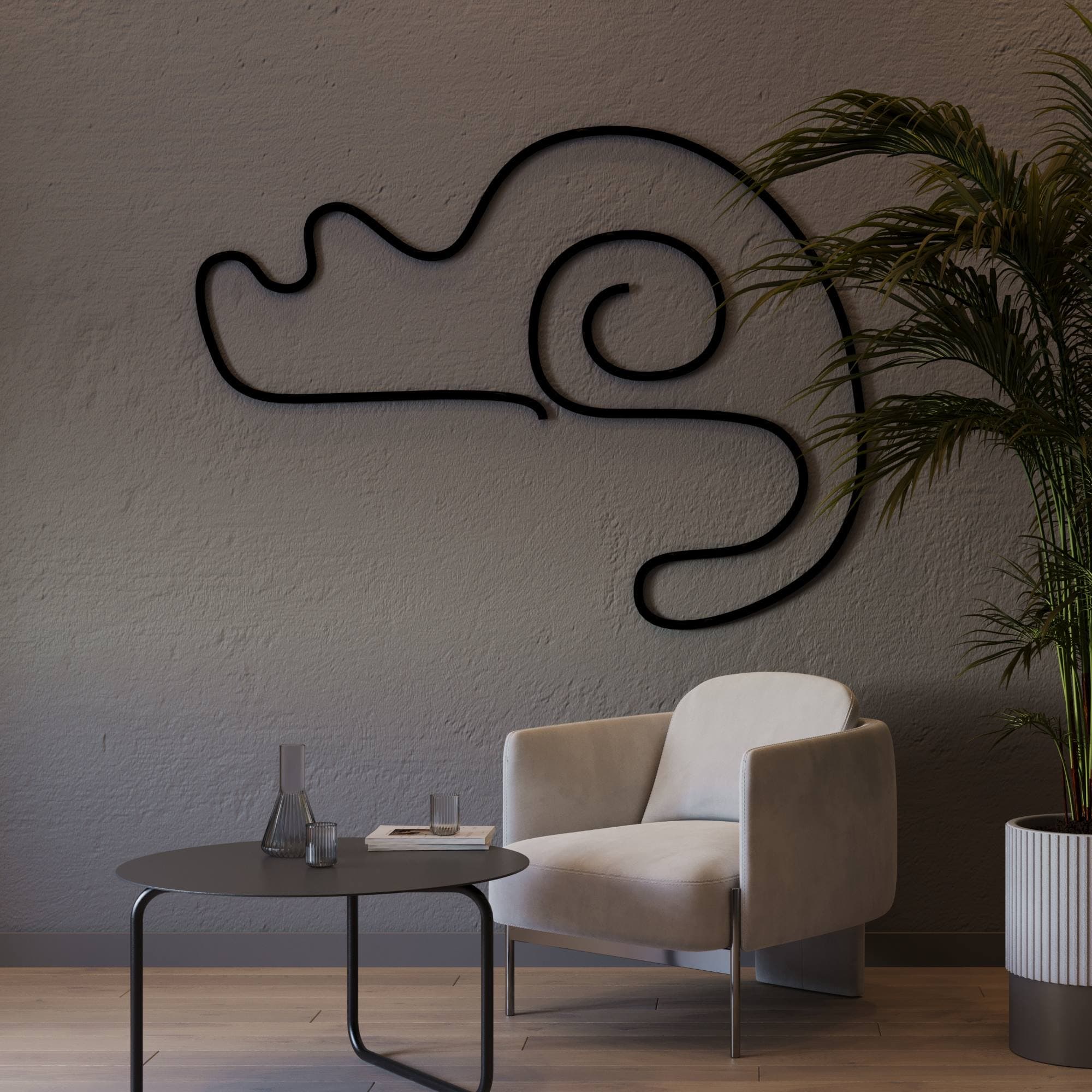 Силиконовый профиль WPH-FLEX-D22-360deg-S8-5m BLACK (Arlight, Силикон) 045866 Arlight — фото 5