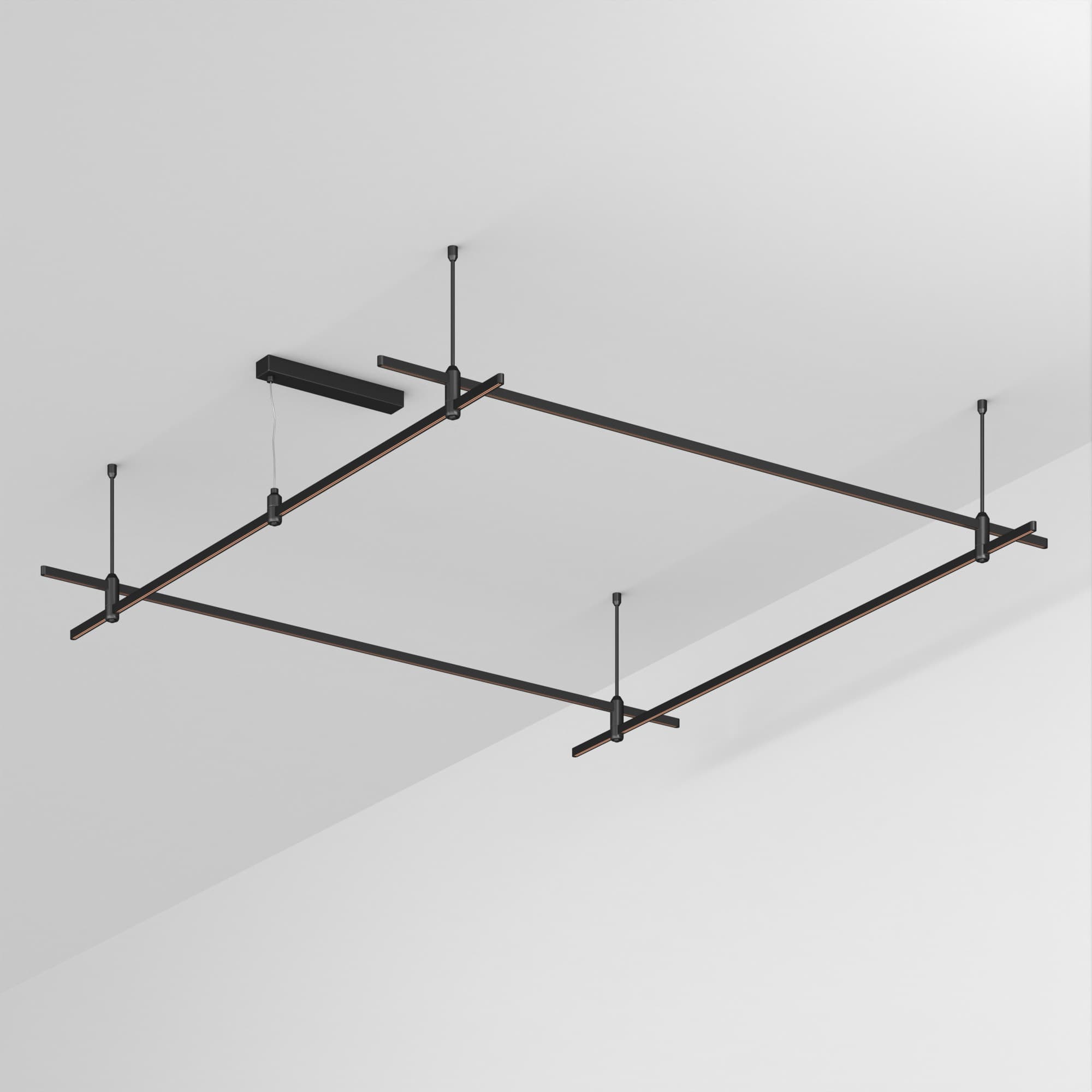 Основание ART-APRIORI-QUADRAT-ROD-400-2000x2000 (BK) (Arlight, IP20 Металл, 3 года) 048523