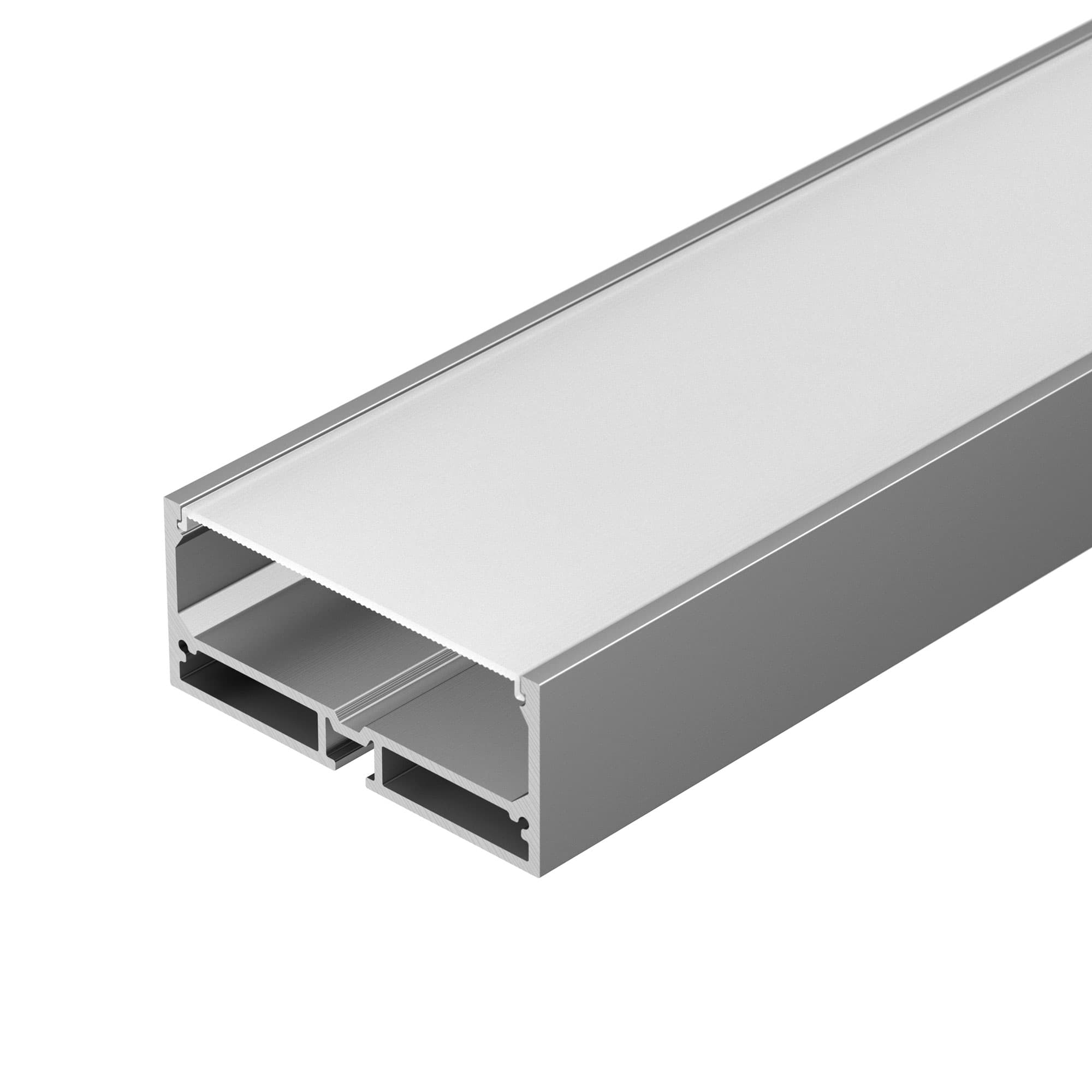 Профиль с экраном SL-LINE-7532-2000 ANOD (Arlight, Алюминий) 028033 Arlight — фото 1