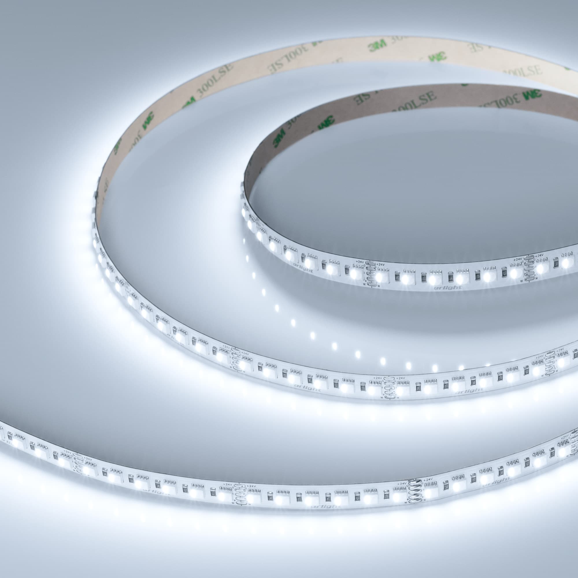 Светодиодная лента RT-H120-10mm 24V RGBW-White-4-in-1 (25 W/m, IP20, 4040, 5m) (Arlight, Открытый) 048748 — фото 2